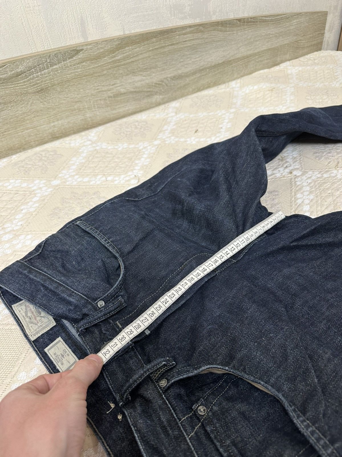 Allsaints 🔥 ALLSAINTS Spitalfields Runner Skinny Denim Pants Jeans Size US 30 / EU 46 - 14 Thumbnail