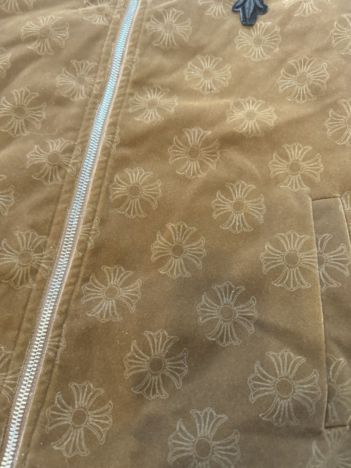 Japanese Brand Custom Velor Chrome Heart Style Cross Multilogo Adapted Size US M / EU 48-50 / 2 - 3 Thumbnail