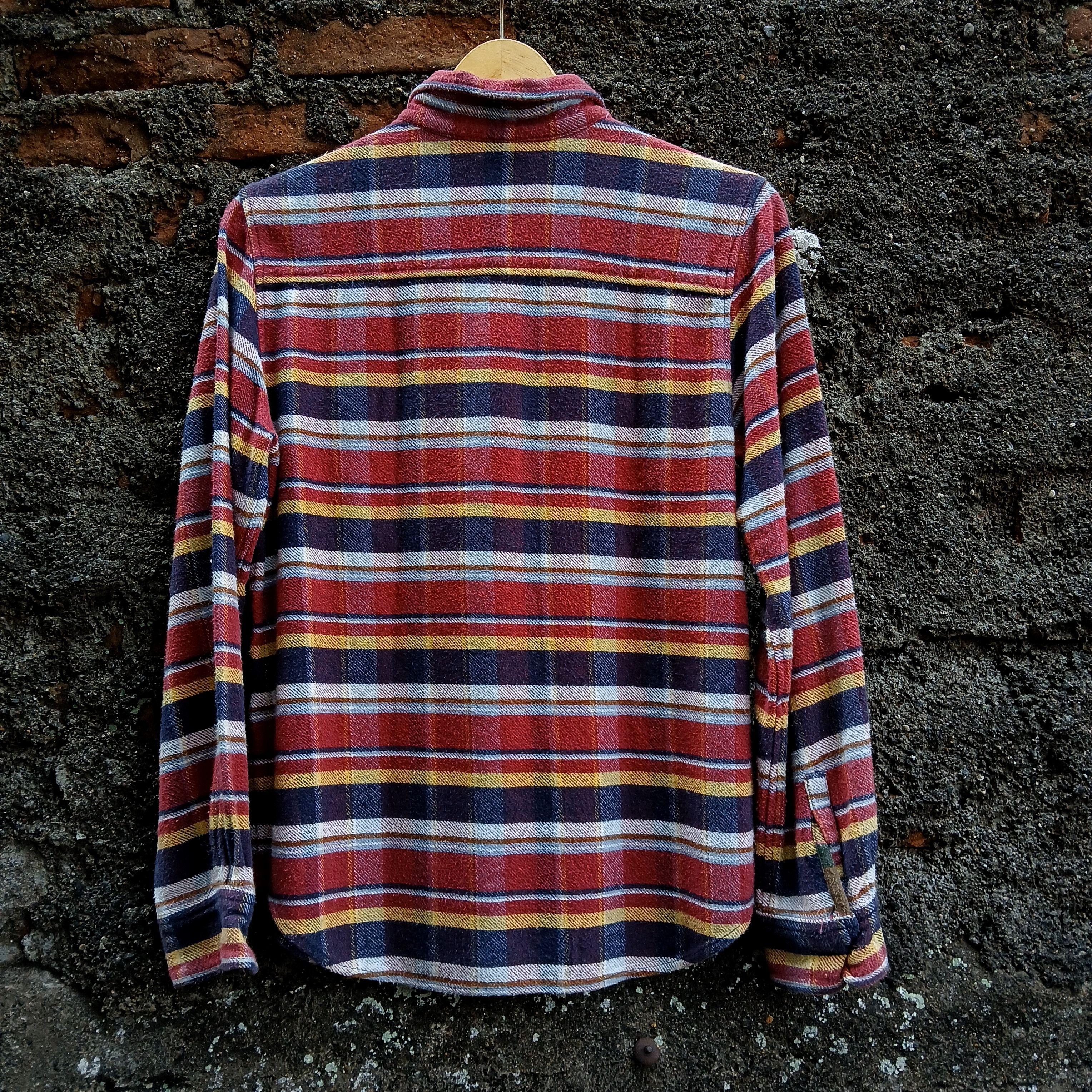 Japanese Brand Vintage flannel shirt cube sugar japan Size US M / EU 48-50 / 2 - 2 Thumbnail