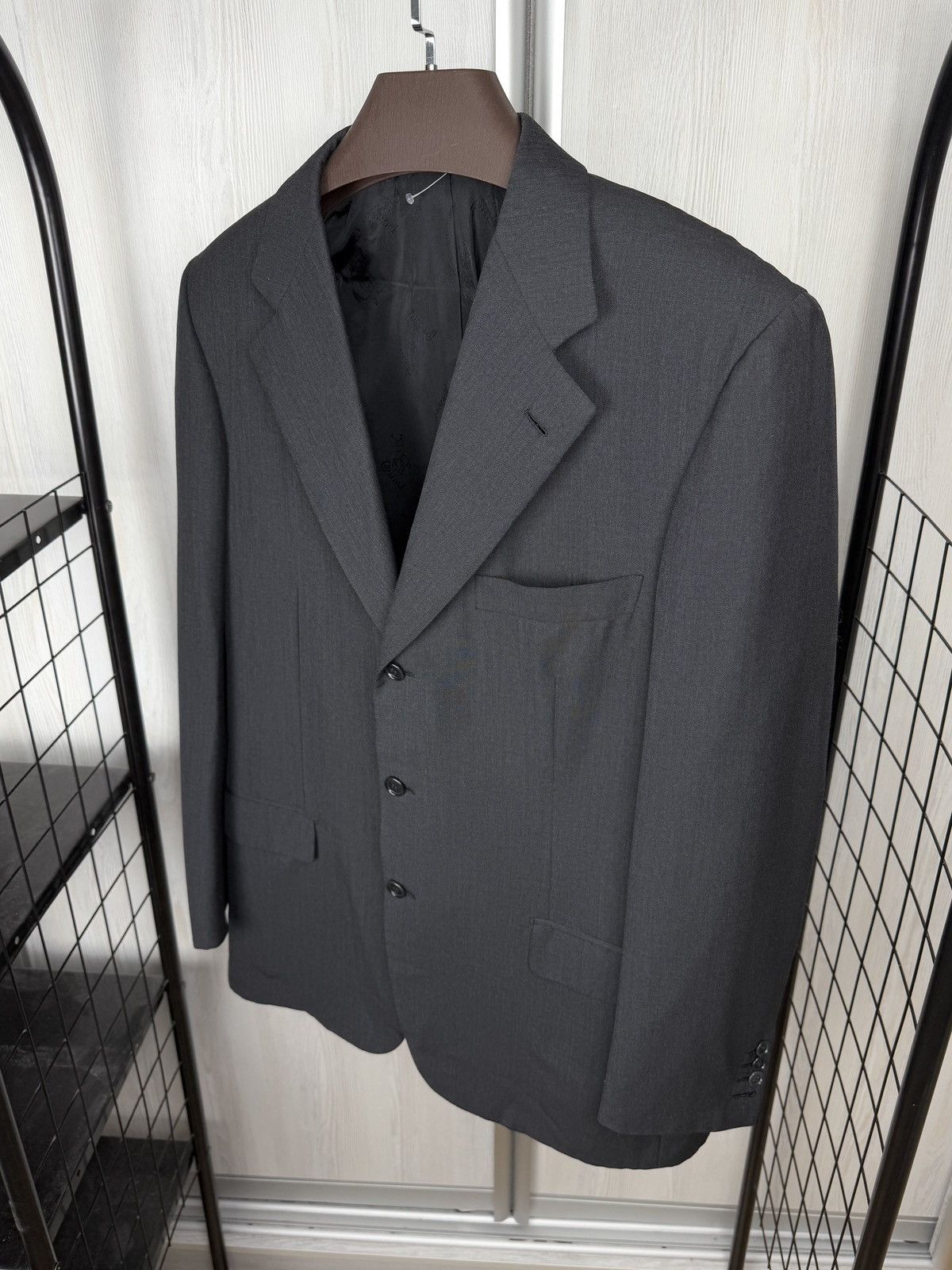 Brioni Brioni Nomentano wool 3 button Dark grey blazer sport coat Size 42R - 6 Thumbnail