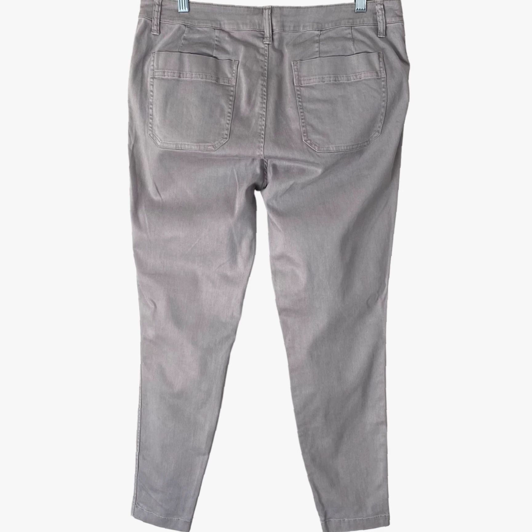 J.Crew J.CREW Skinny Cargo Toothpick Pants Gray Adult 32 Cotton Blend Stretch 4-Pocket Mid-Rise Womens Size 24" / US 00 / IT 34 - 3 Thumbnail