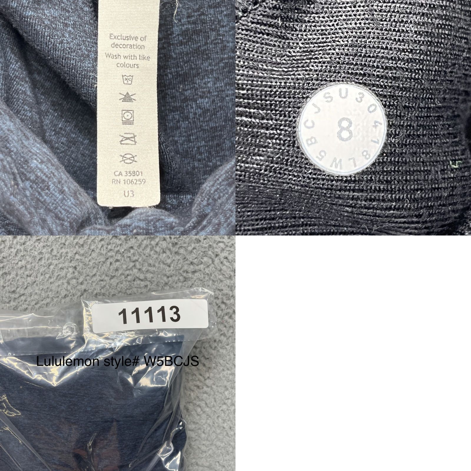 Lululemon Lululemon Womens 8 Jogger Pants Blue Heather Bosse Tennis Athletic W5BCJS Size 30" / US 8 / IT 44 - 10 Thumbnail