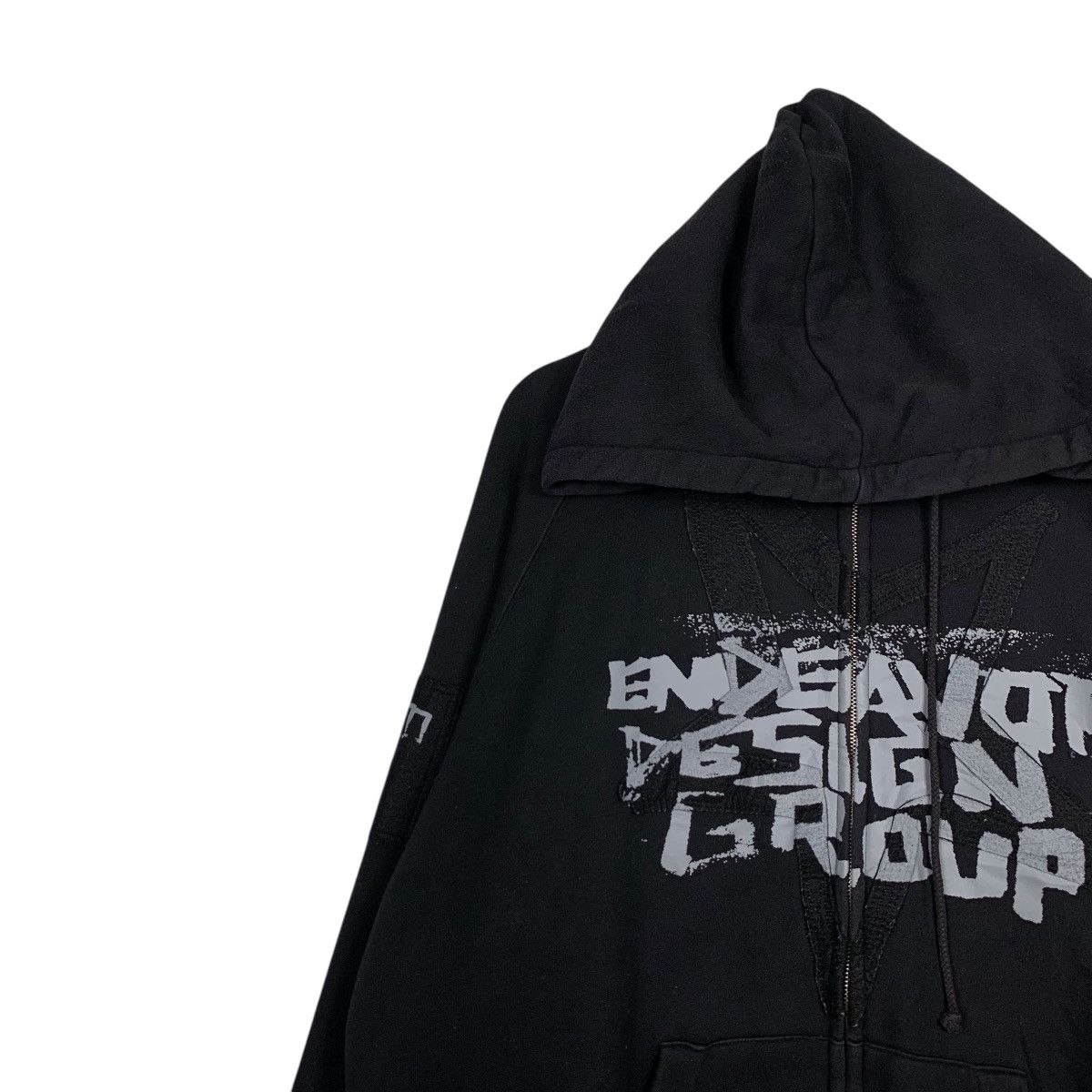 Japanese Brand ENDEAVOR Design Group Big Logo Zipper Hoodies #1725-C76 Size US L / EU 52-54 / 3 - 7 Thumbnail