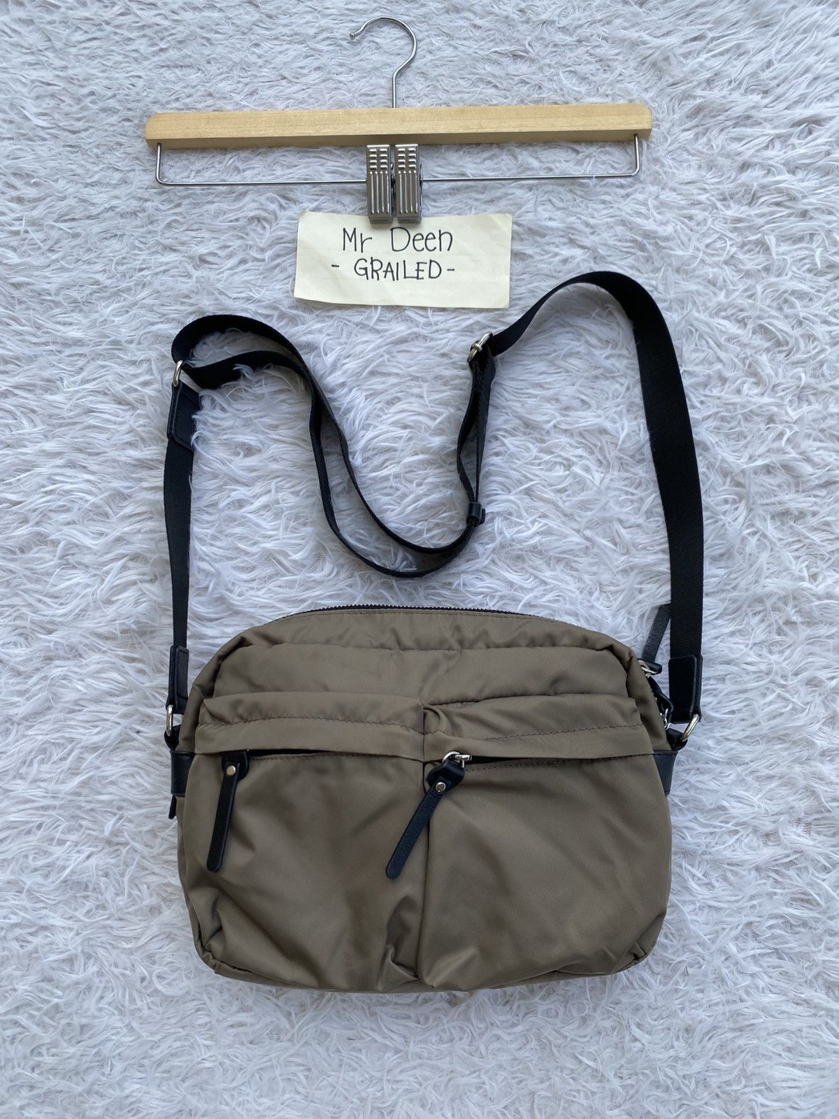 Yohji Yamamoto Rare Y'saccs Double Front Pocket Soulder Bag Size ONE SIZE - 1 Thumbnail