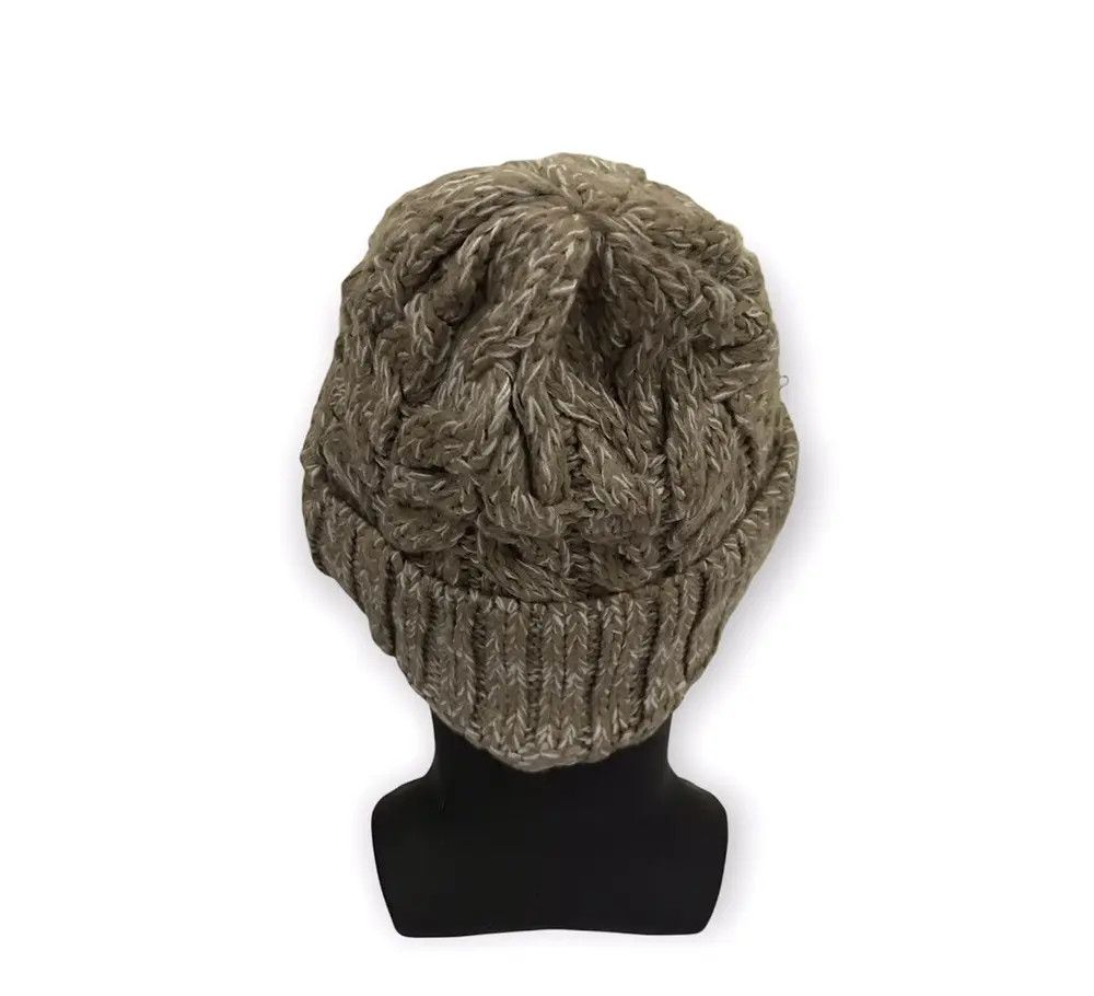 Japanese Brand × Vintage Plain Knit Beanie Hat Size ONE SIZE - 4 Thumbnail