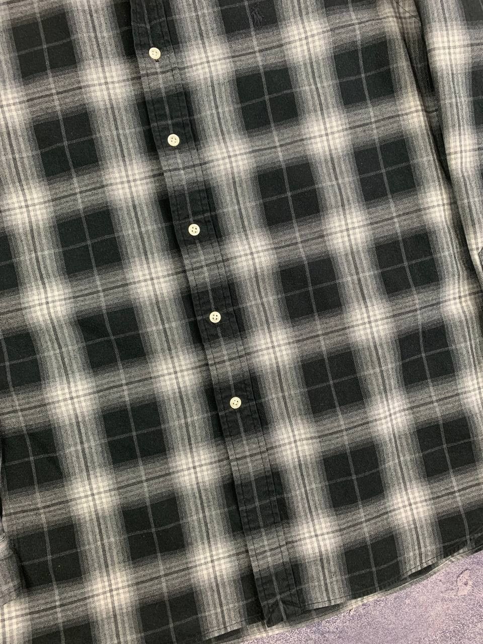Polo Ralph Lauren Polo Ralph Lauren Button Up Shirt Men’s Black Gray Plaid Size US L / EU 52-54 / 3 - 7 Thumbnail