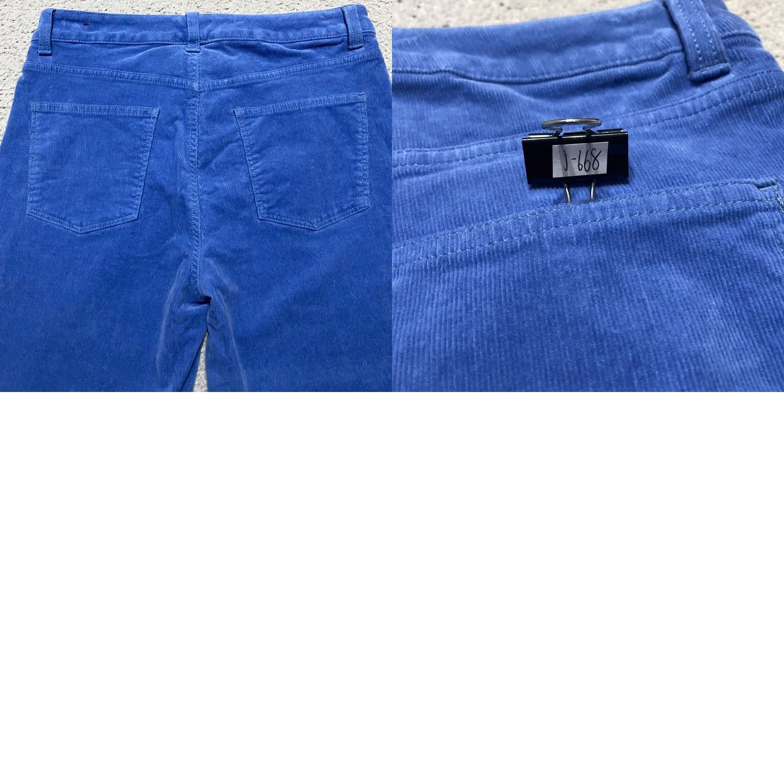 Talbots Talbots Jeans Blue Corduroy Medium Wash 8 Straight 5-Pocket Regular Rise Women’s Size 30" / US 8 / IT 44 - 9 Thumbnail