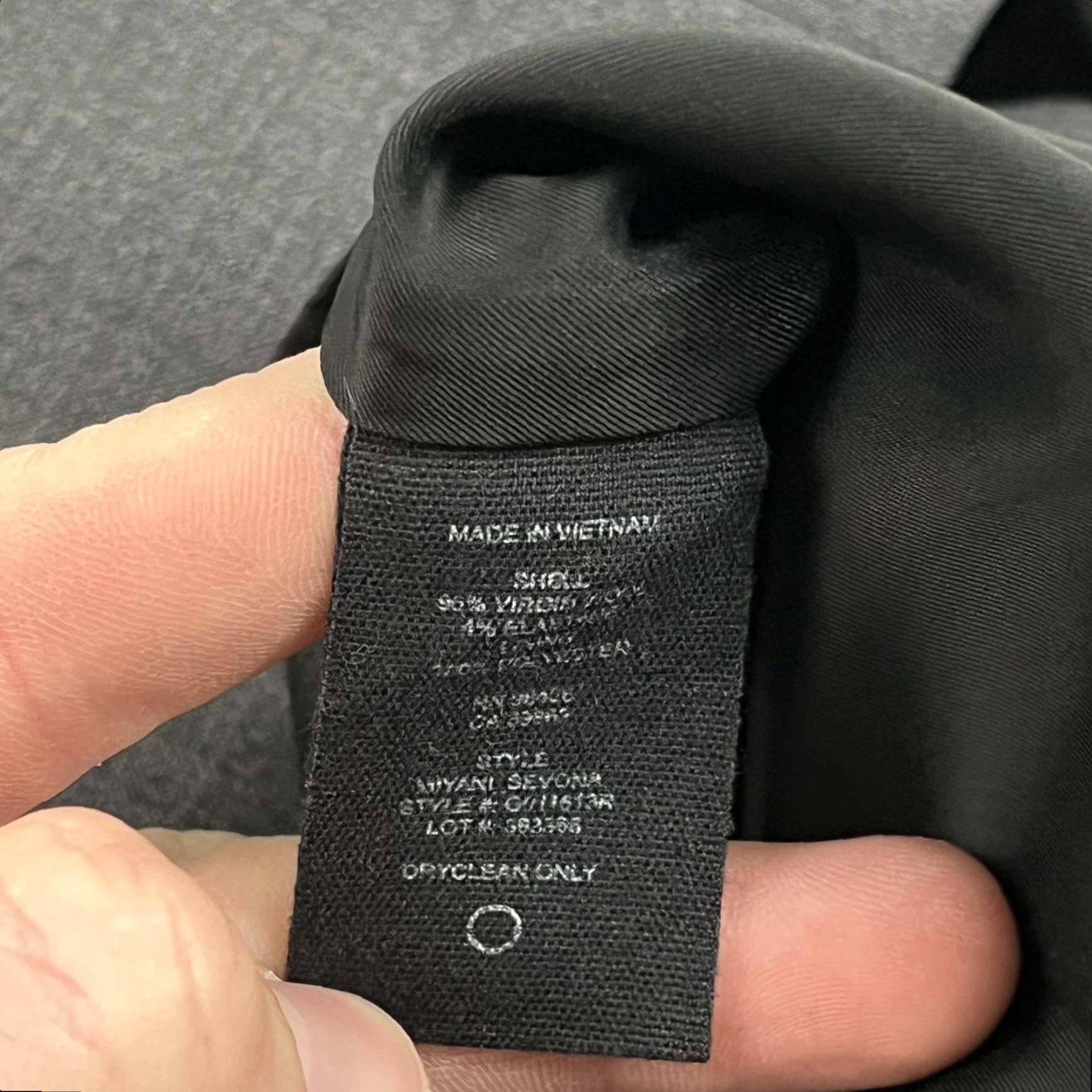 Theory Theory Sheath Dress Womens Size 4 Gray Wool Blend Midi Cocktail Zip V-Neck Sleeveless Size S / US 4 / IT 40 - 3 Thumbnail