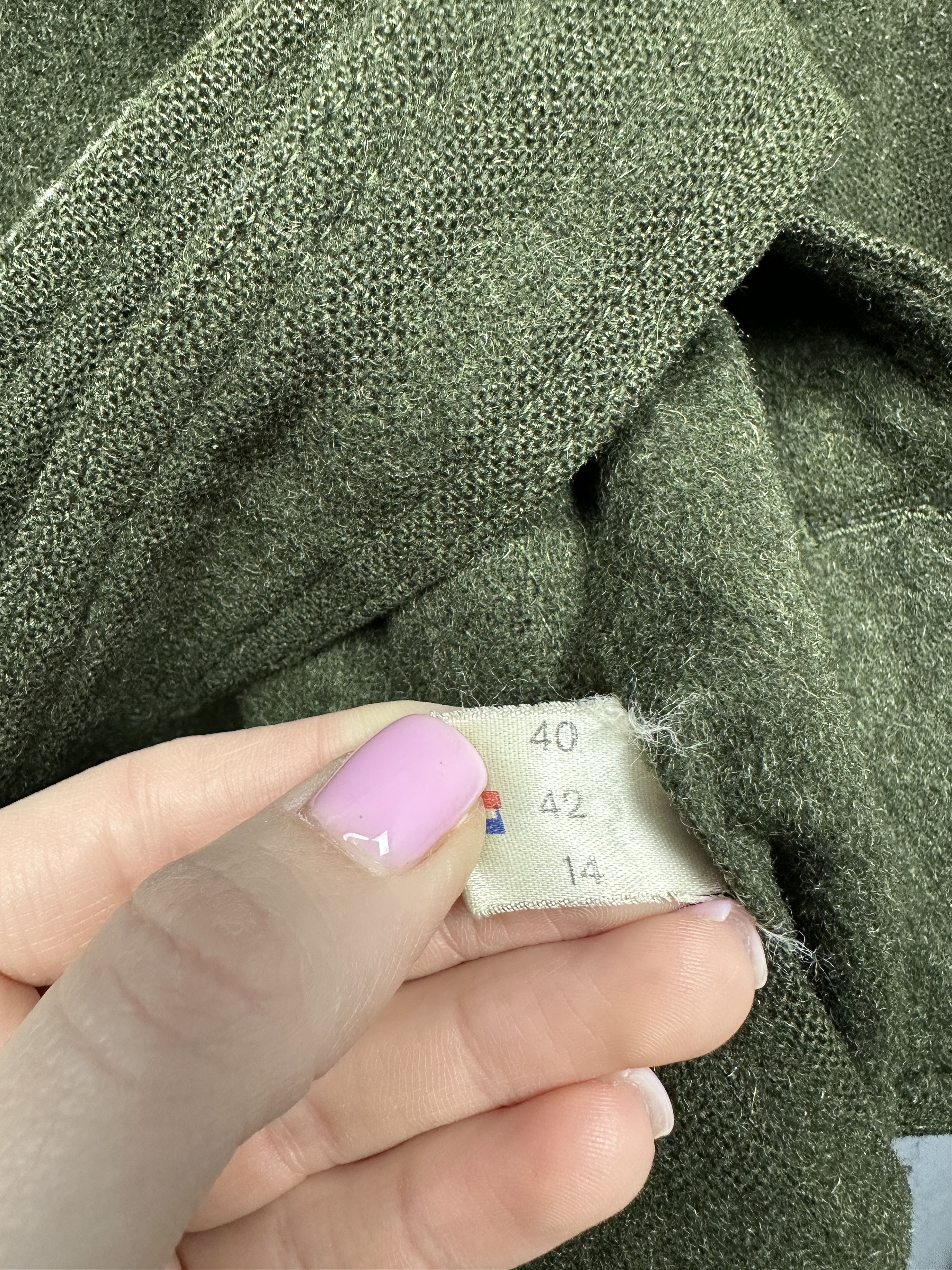 Aquascutum × Vintage Aquascutum Vintage Womens Wool Coat Jacket Size L / US 10 / IT 46 - 4 Thumbnail