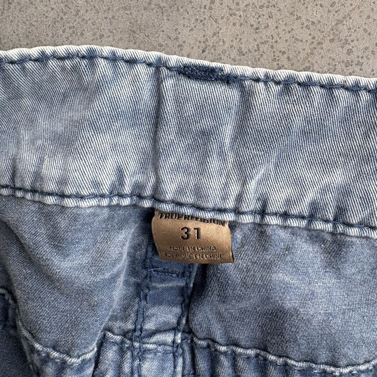 True Religion × Vintage Y2K True Religion Jean Shorts Cropped Grunge Fit 31" Jorts Size US 31 - 6 Thumbnail
