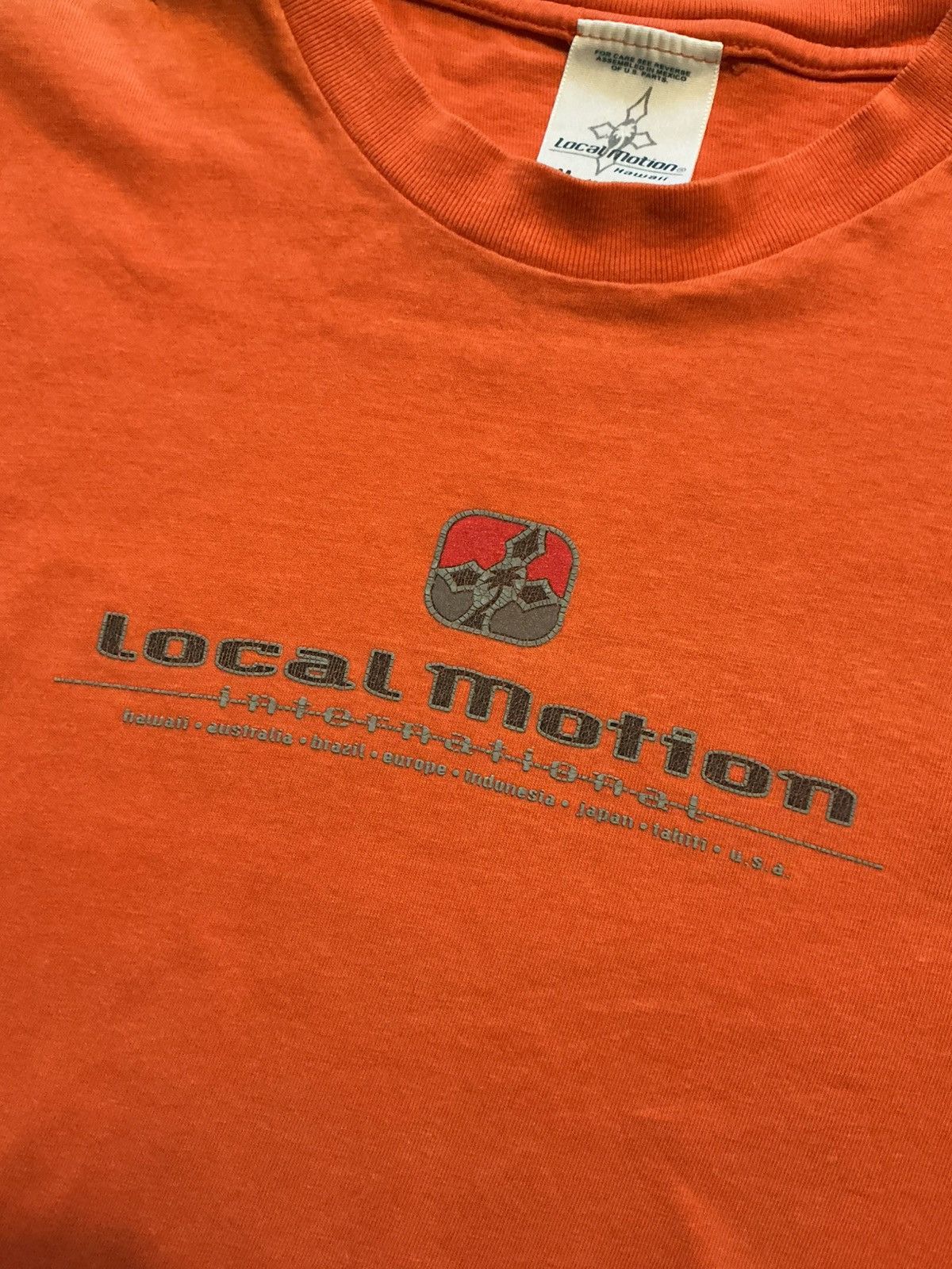 Other Vintage Local Motion International Hawaii Orange T-Shirt Size US M / EU 48-50 / 2 - 7 Thumbnail