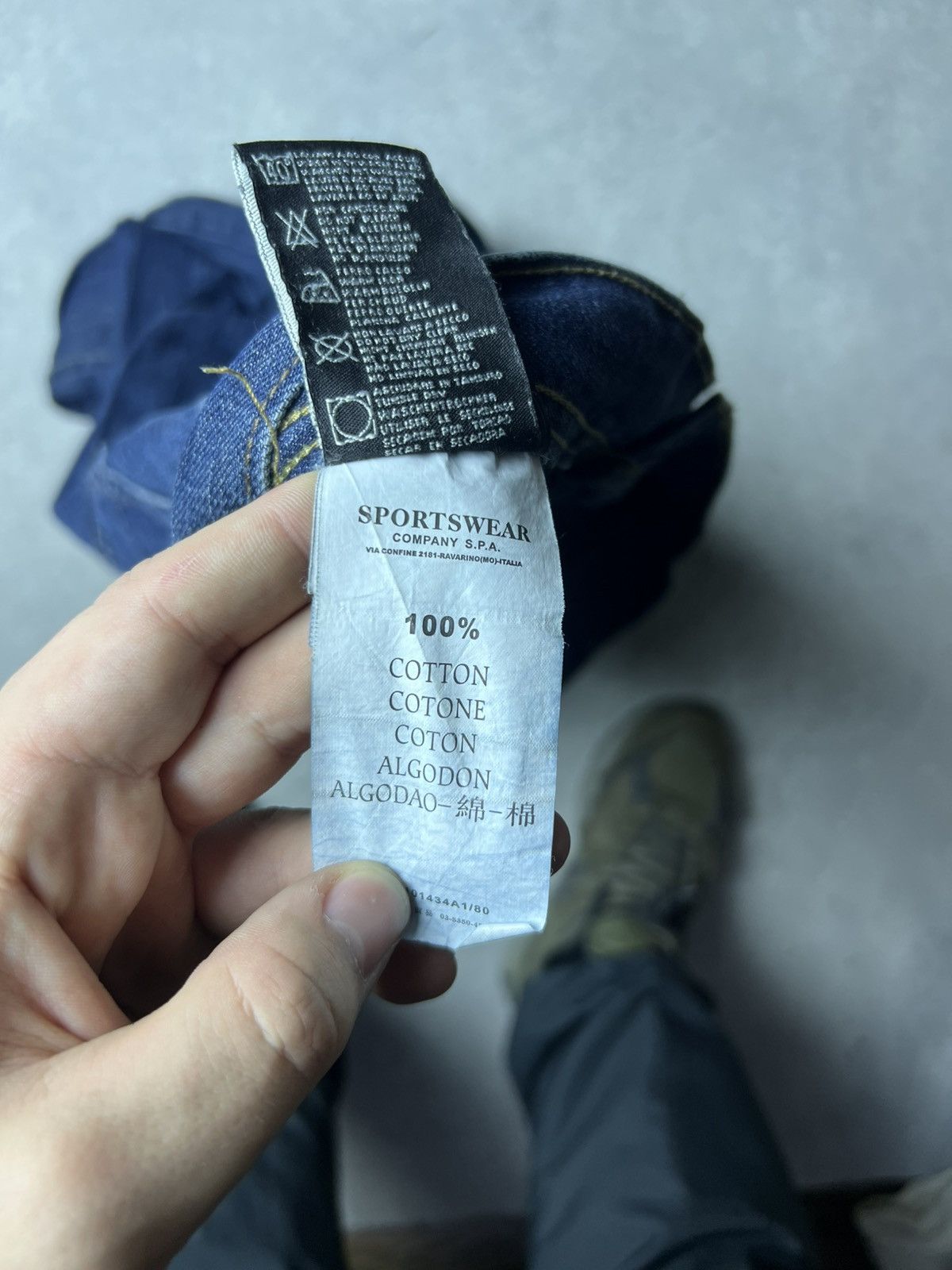 Massimo Osti Vintage Stone Island Jeans Denim Pants Rare S.I Denims Size US 38 / EU 54 - 11 Thumbnail