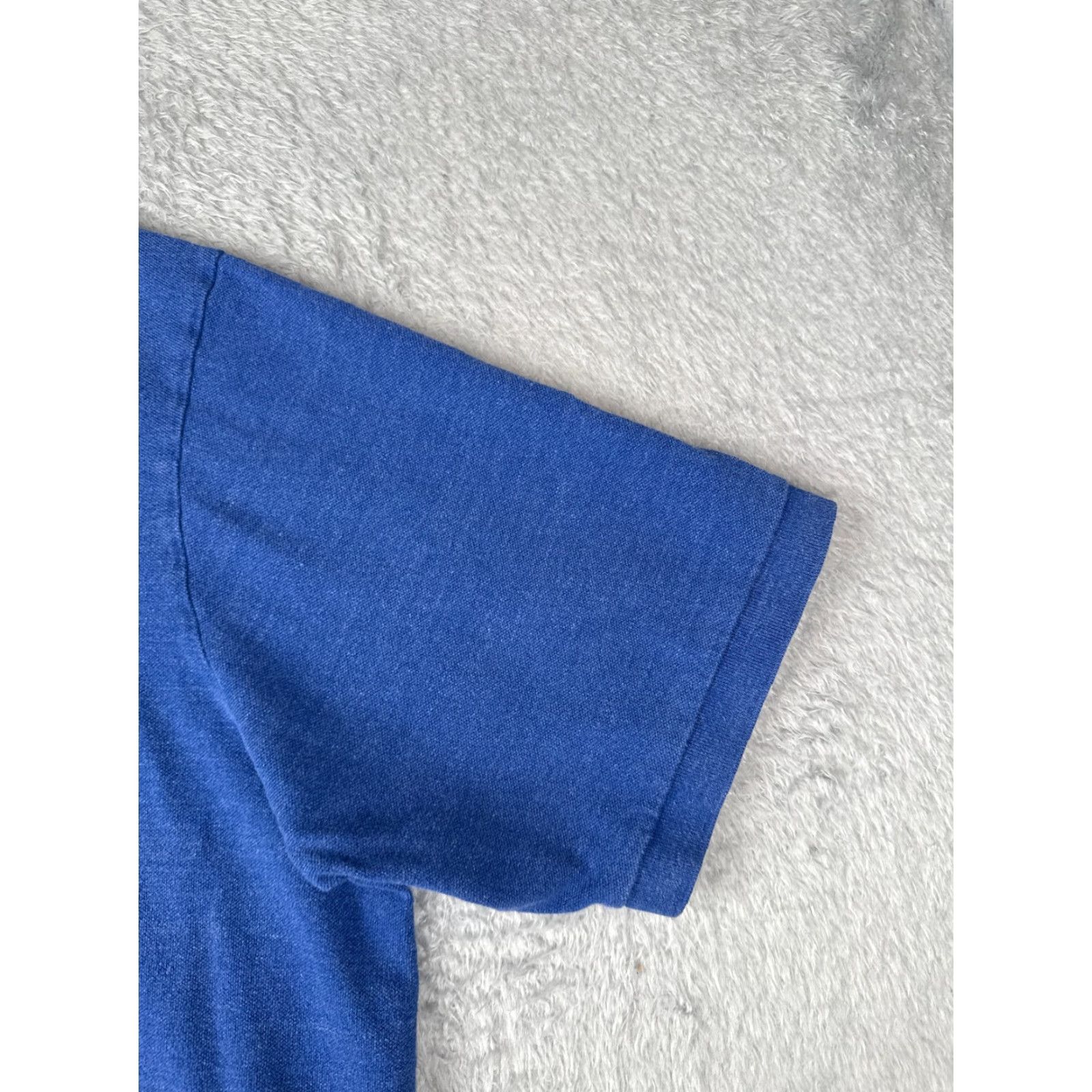 Ralph Lauren VINTAGE Ralph Lauren Polo Shirt Mens 4XL Tall Blue Short Sleeve Cotton Jersey Big & Tall Size US XXL / EU 58 / 5 - 2 Thumbnail