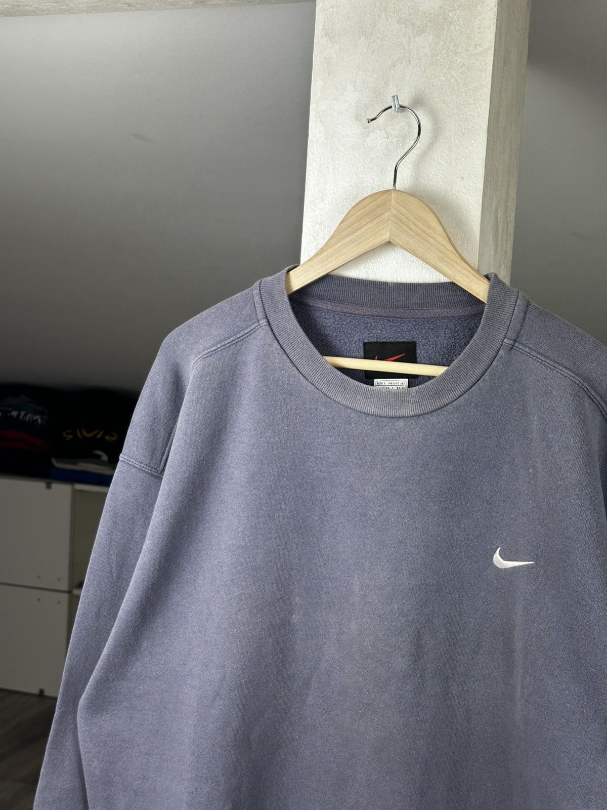 Nike Nike Vintage Y2K Swoosh Boxy Sweatshirt Size US L / EU 52-54 / 3 - 2 Thumbnail