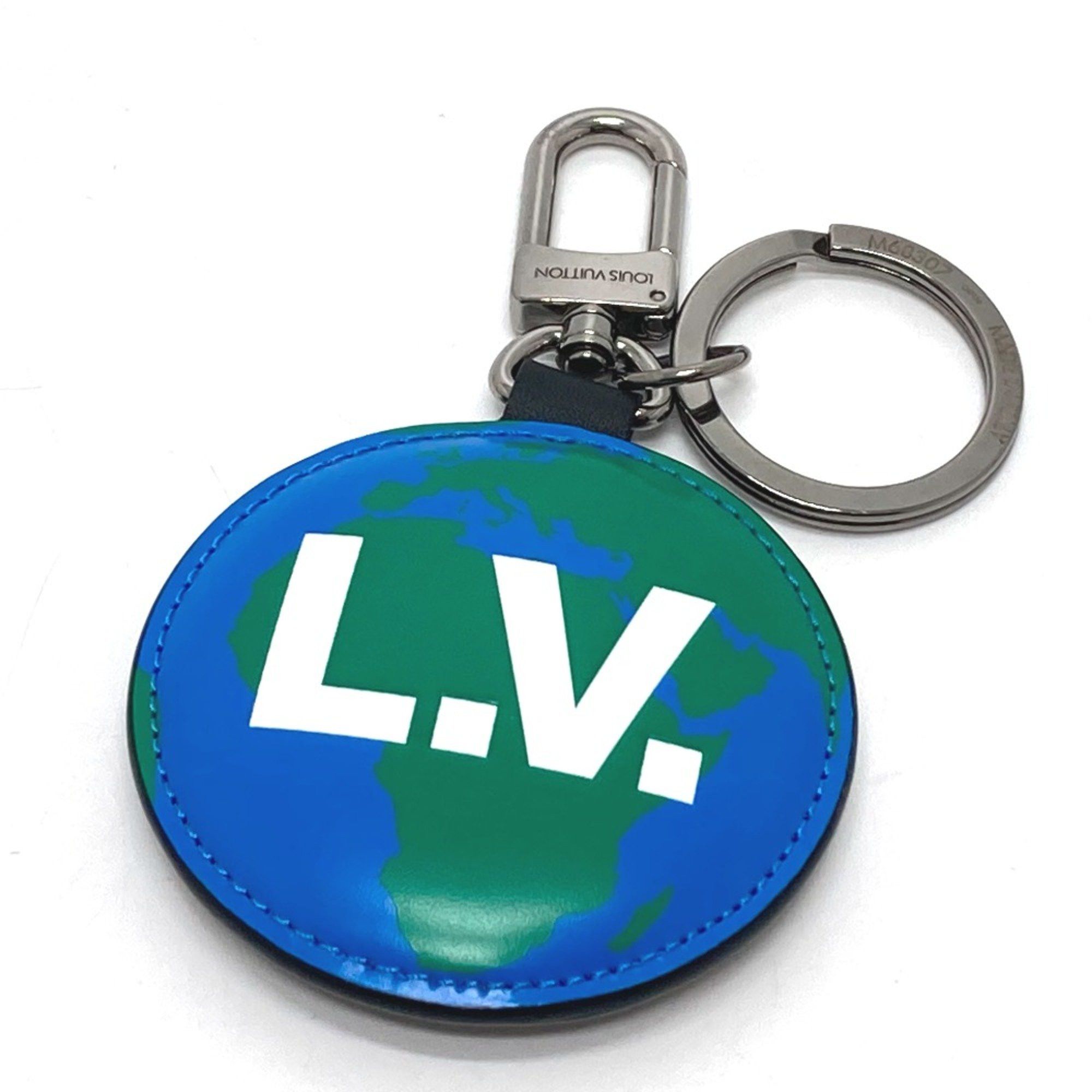 Louis Vuitton Louis Vuitton M68307 Monogram charm Key Holder Brown x blue Size ONE SIZE - 1 Thumbnail
