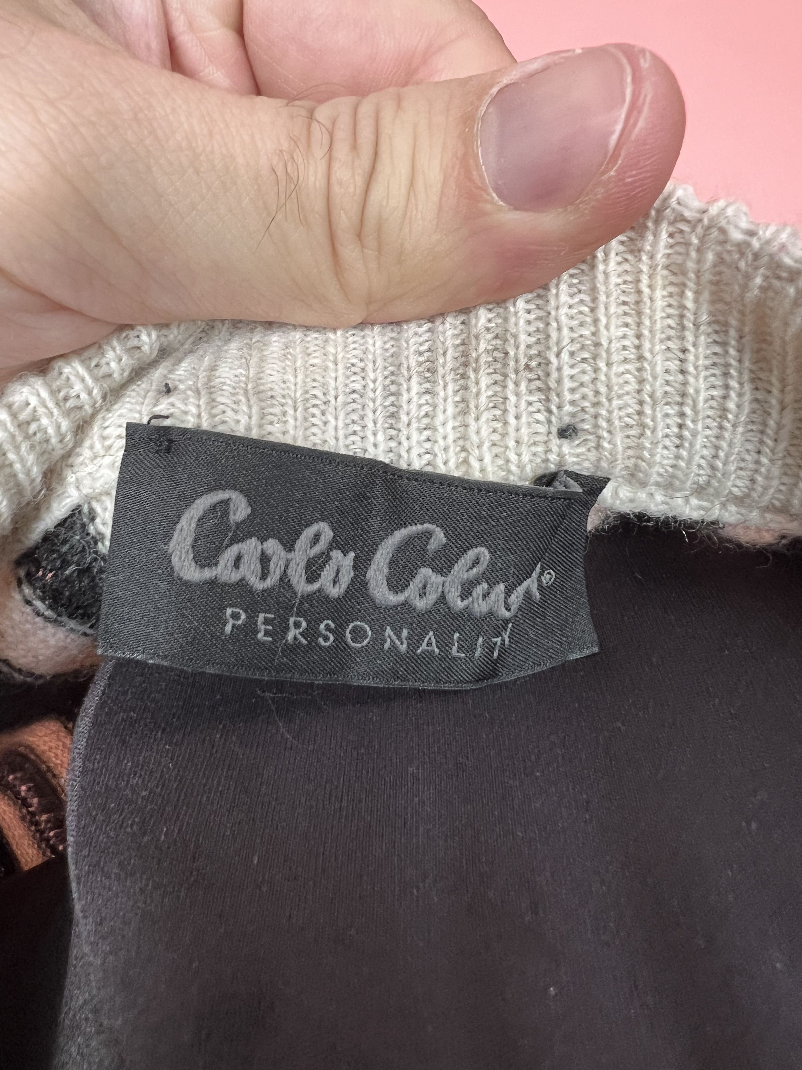 Carlo Colucci Carlo Colucci Vintage sweater knith streetwear Italy design Size US L / EU 52-54 / 3 - 4 Thumbnail