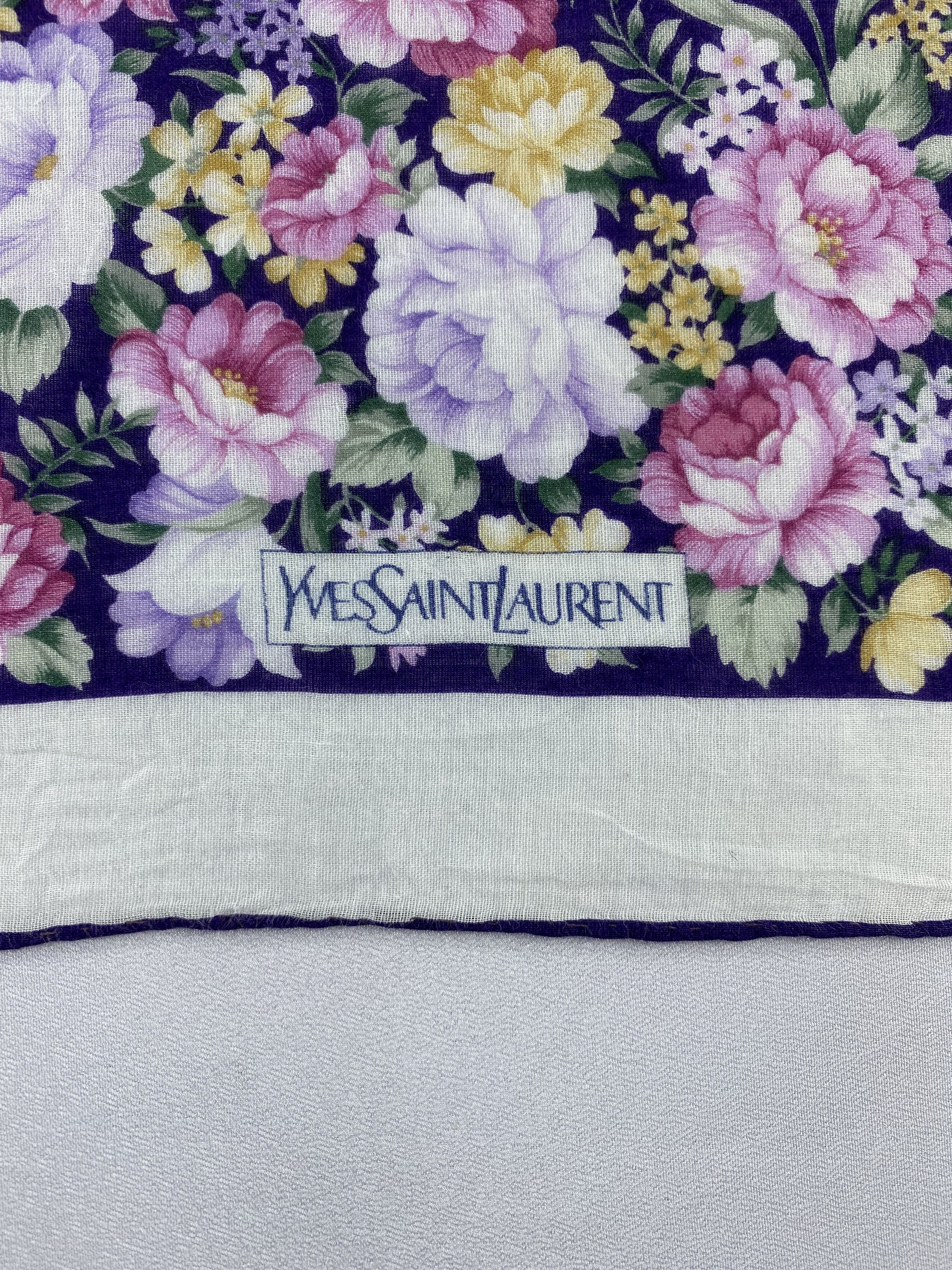 Yves Saint Laurent Yves Saint Laurent Handkerchief / Bandana / Neckerchief Size ONE SIZE - 5 Thumbnail