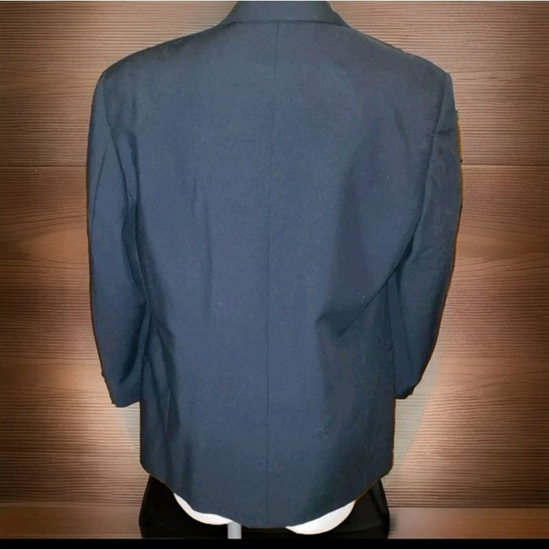 Valentino Valentino Men's Black Solid Suit 44s Pants Size 35 Size 44S - 2 Thumbnail