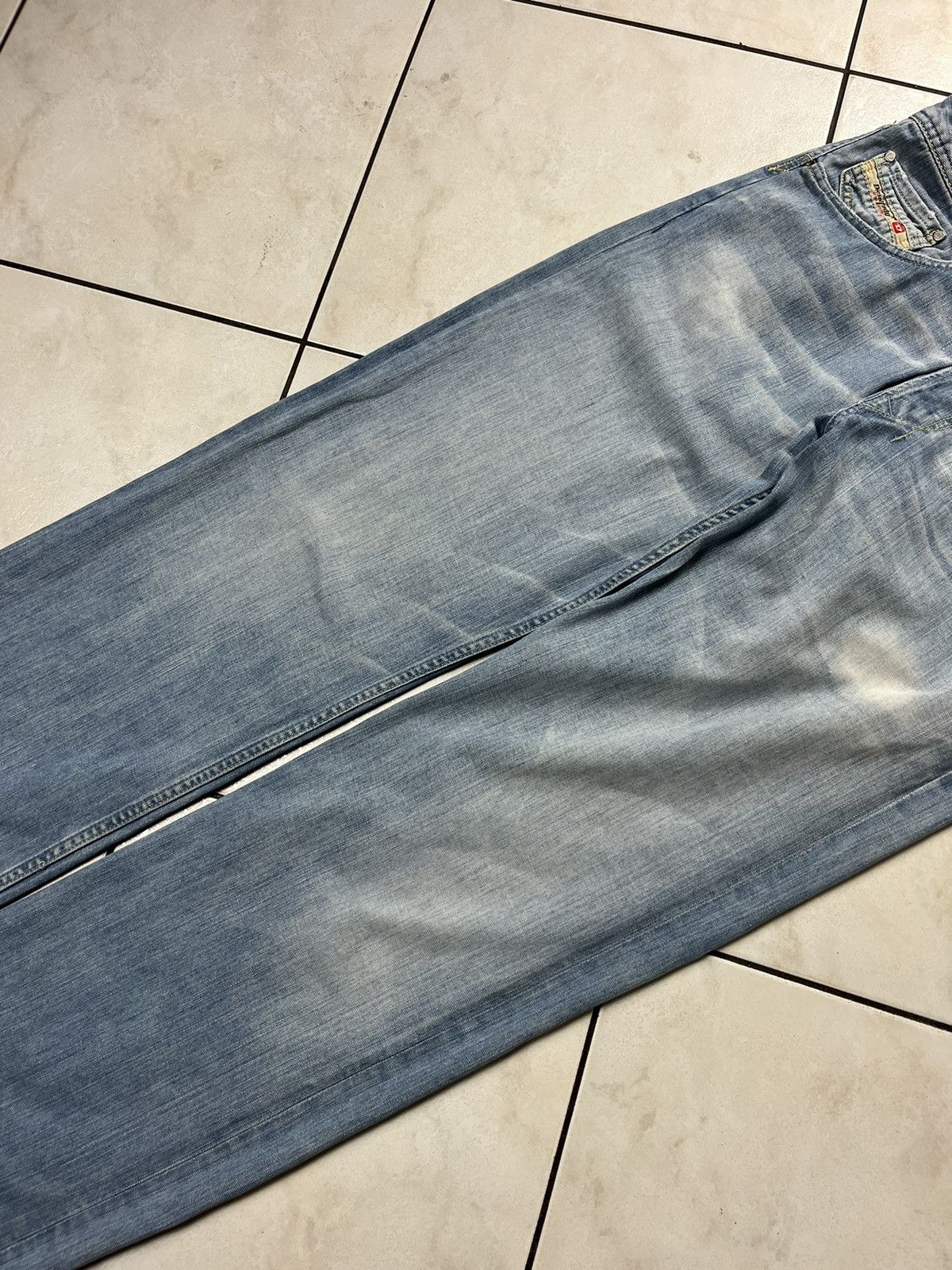 Diesel × Vintage Vintage y2k diesel Rolan baggy wide jeans denim pants washed Size US 34 / EU 50 - 7 Thumbnail