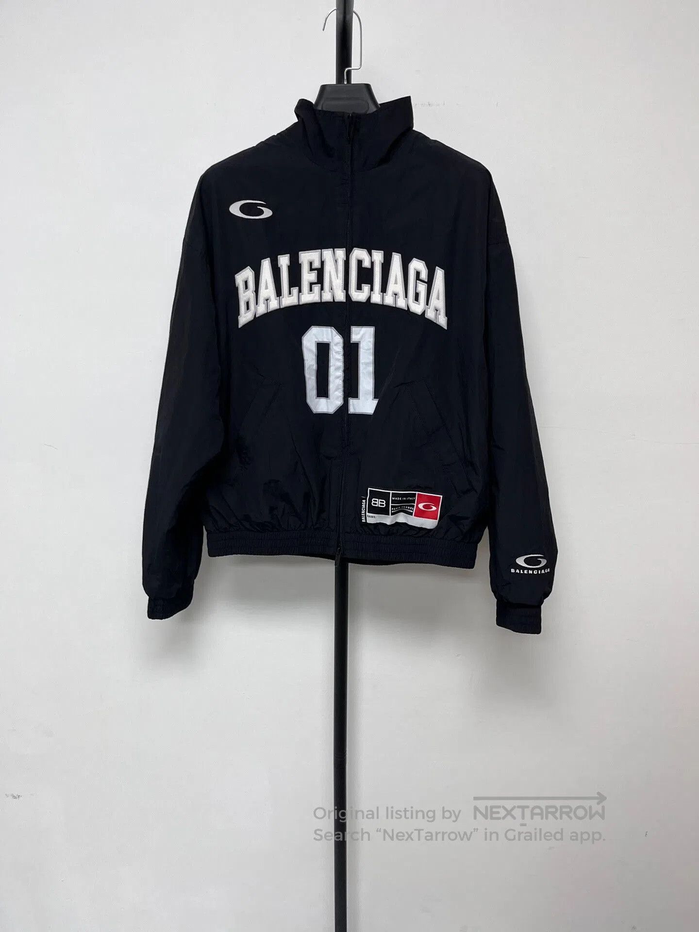 Balenciaga Balenciaga Basketball Letter Print Zip Jacket. Size US XS / EU 42 / 0 - 1 Thumbnail