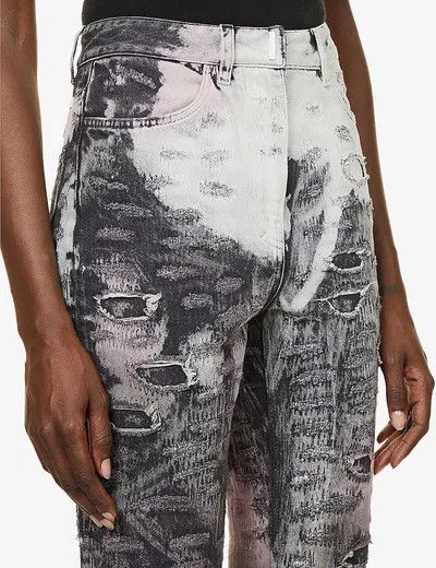 Givenchy o1y0925 Denim Pant in Multicolor Size 28" / US 6 / IT 42 - 4 Thumbnail