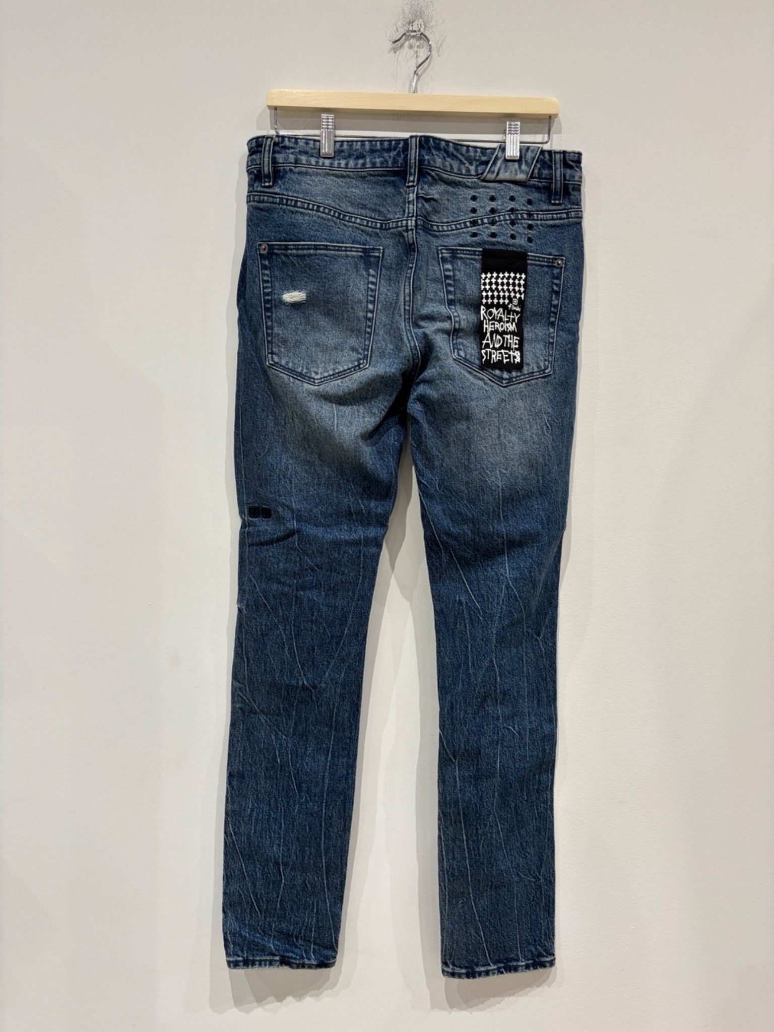 Ksubi Ksubi Chitch Boneyard Kult Jeans Blue Size US 32 / EU 48 - 3 Thumbnail