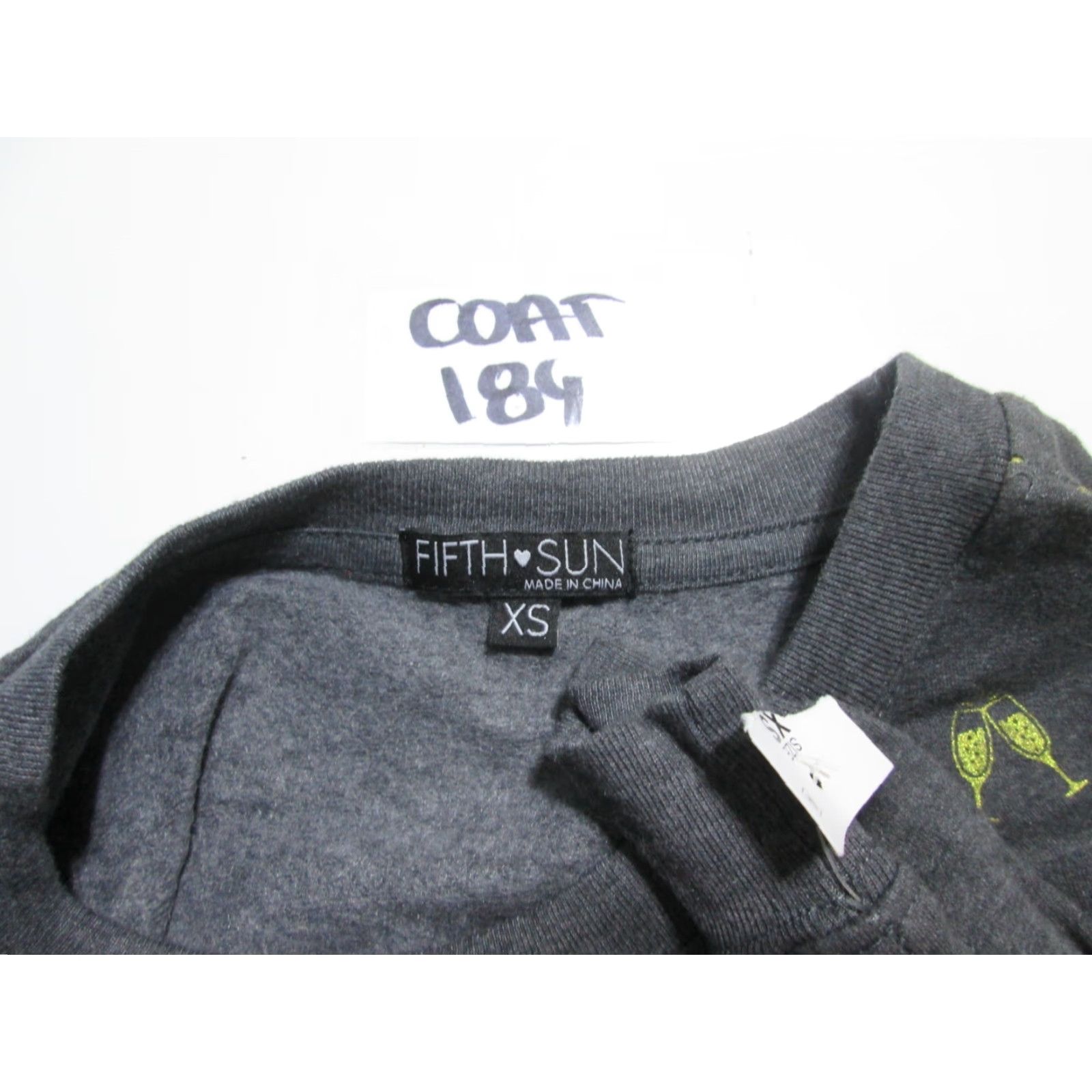 Vintage Fifth Sun Sweatshirt XS Womens Gray Crew Neck Long Sleeve Pullover NWT Spotted Pattern Pullover Sweatshirt Size XS / US 0-2 / IT 36-38 - 5 Thumbnail