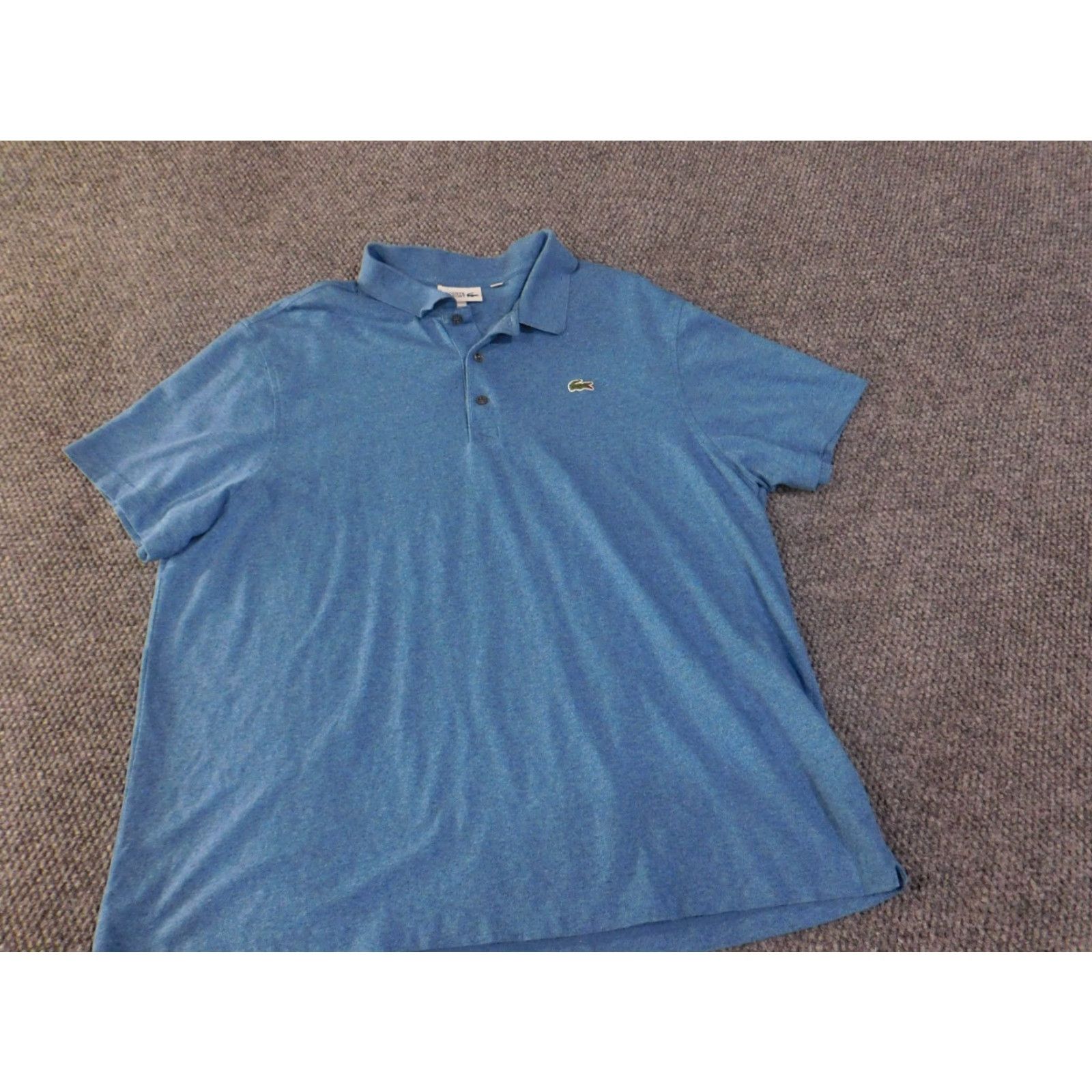 Lacoste Lacoste Polo Shirt Mens 4XL Blue Cotton Logo Knit Short Sleeve Collared Button Casual Vintage: No Size US XXL / EU 58 / 5 - 3 Thumbnail
