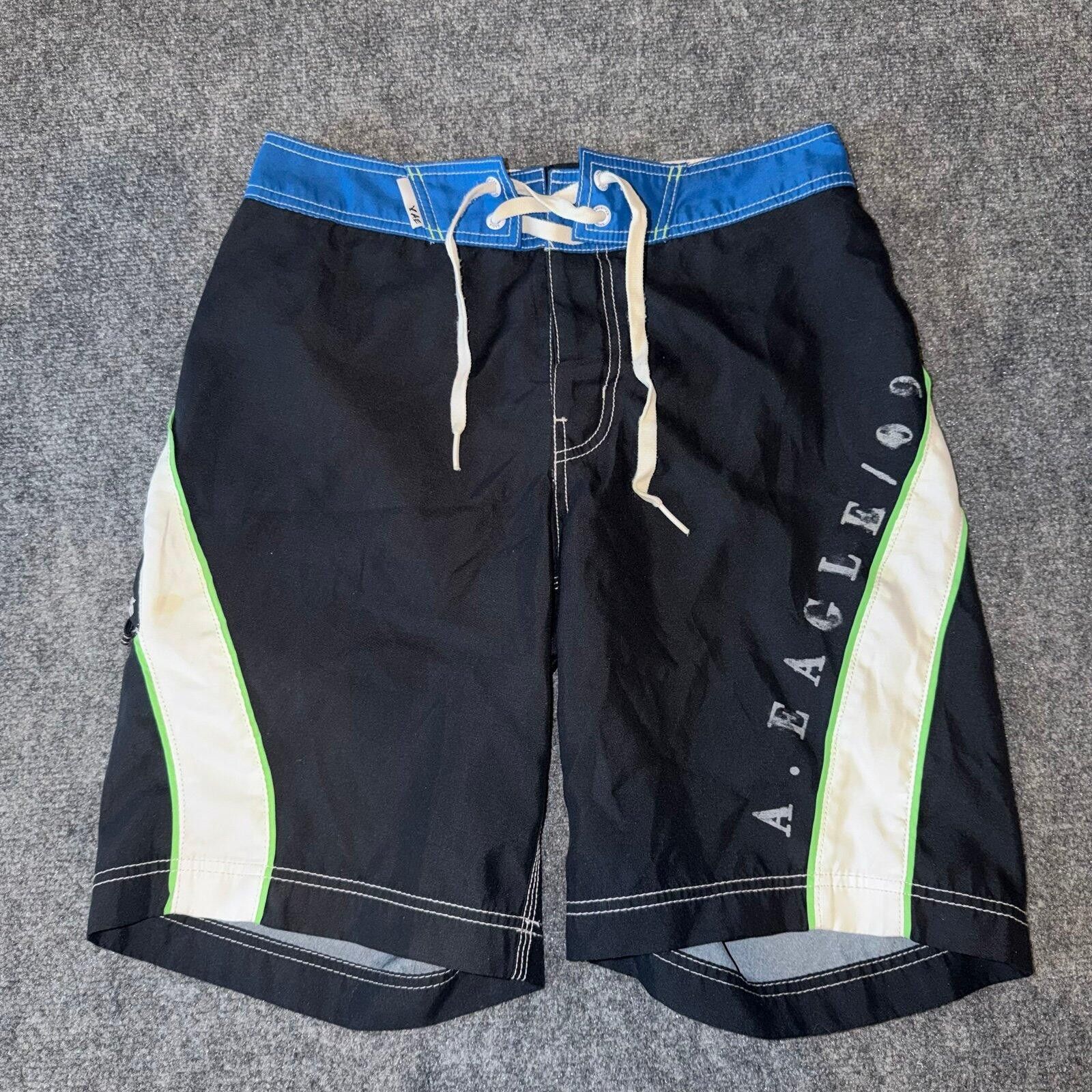 American Eagle Outfitters American Eagle Grail Blue Surf Board Shorts Mens SM Vtg Size US 30 / EU 46 - 2 Thumbnail