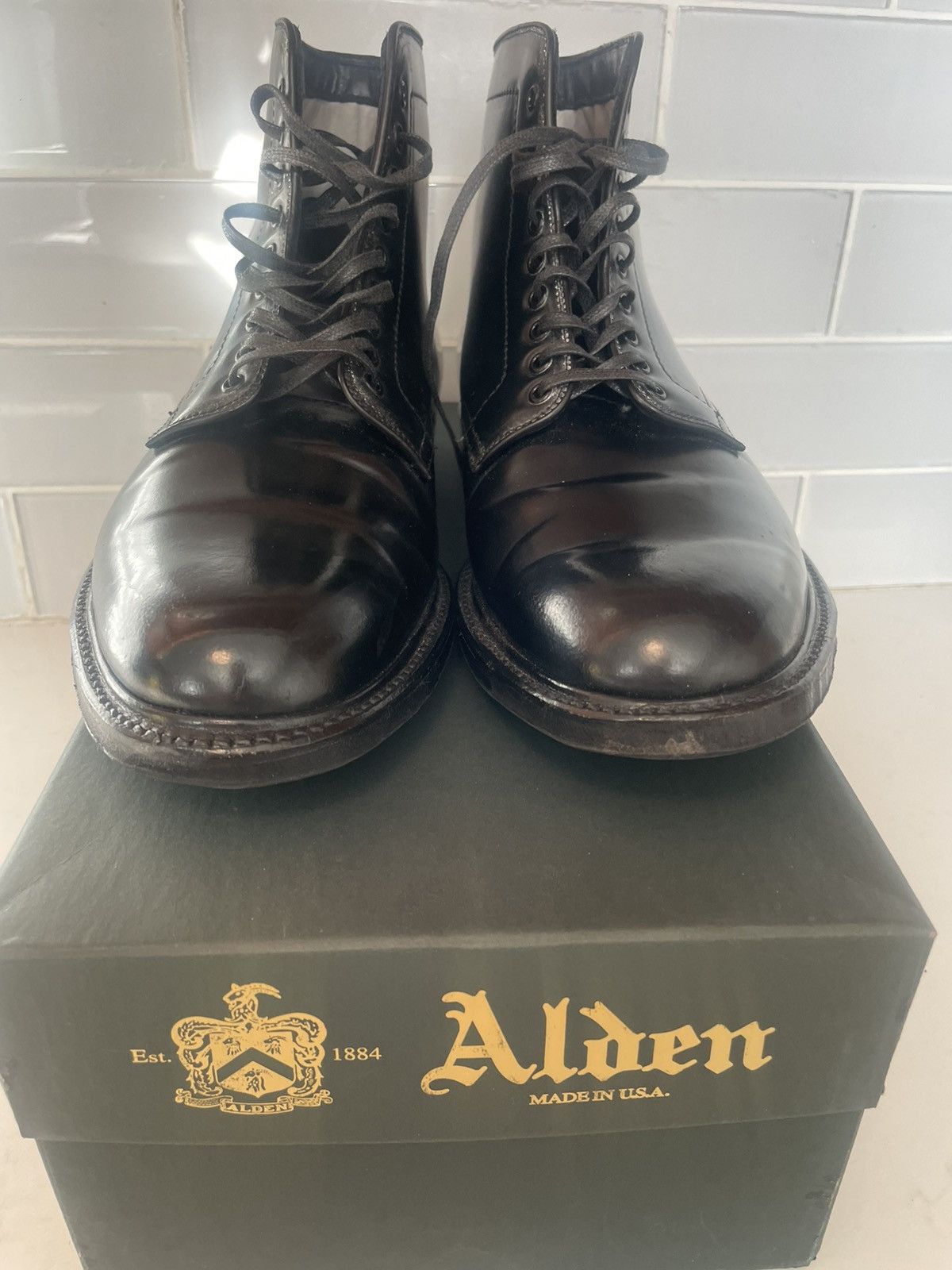 Alden Alden Shell Cordovan Leather boots Size US 9 / EU 42 - 1 Thumbnail