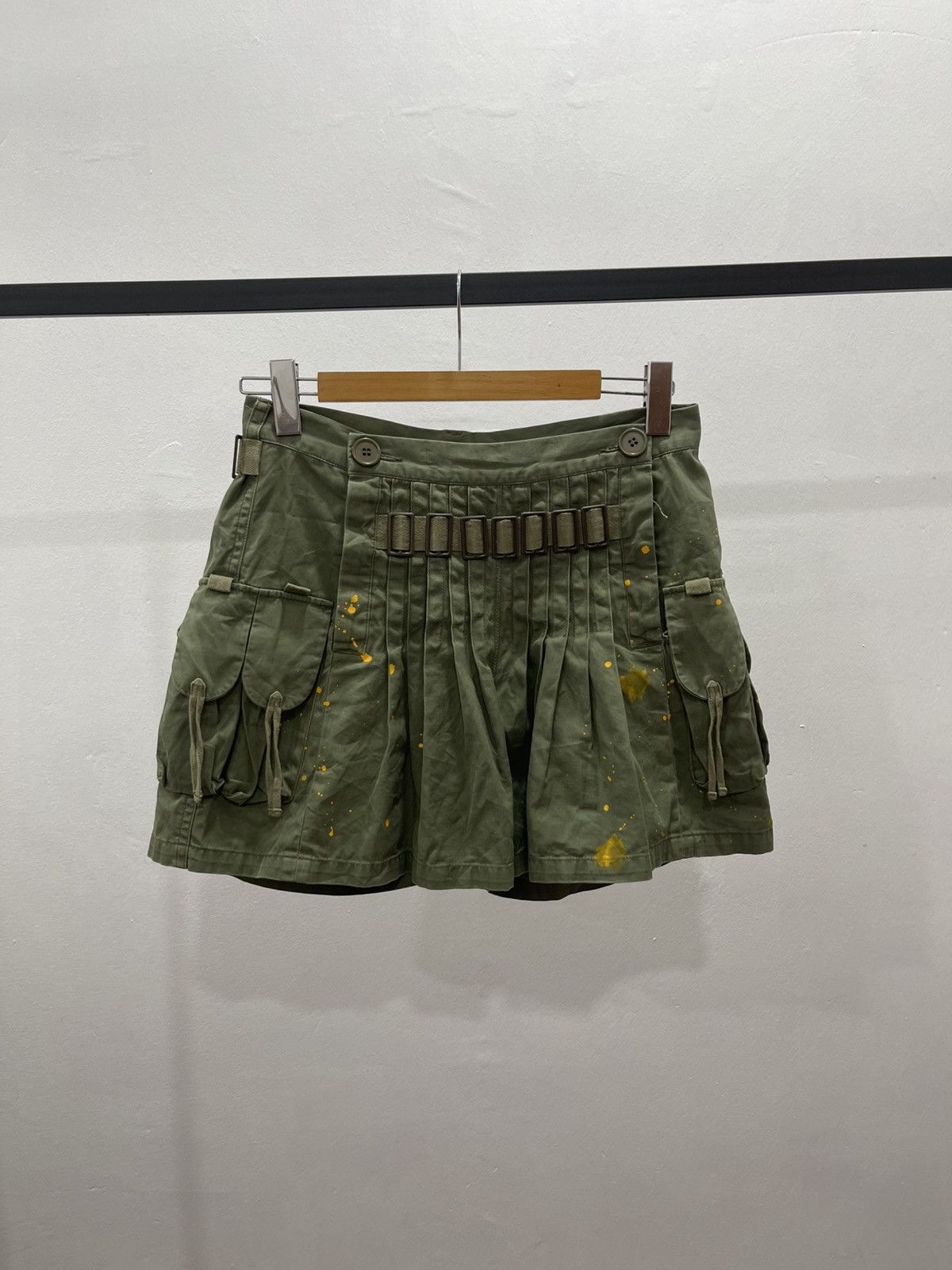 Sunao Kuwahara Issey Miyake by Sunaokuwahara Military Skrit Size 30" / US 8 / IT 44 - 1 Thumbnail