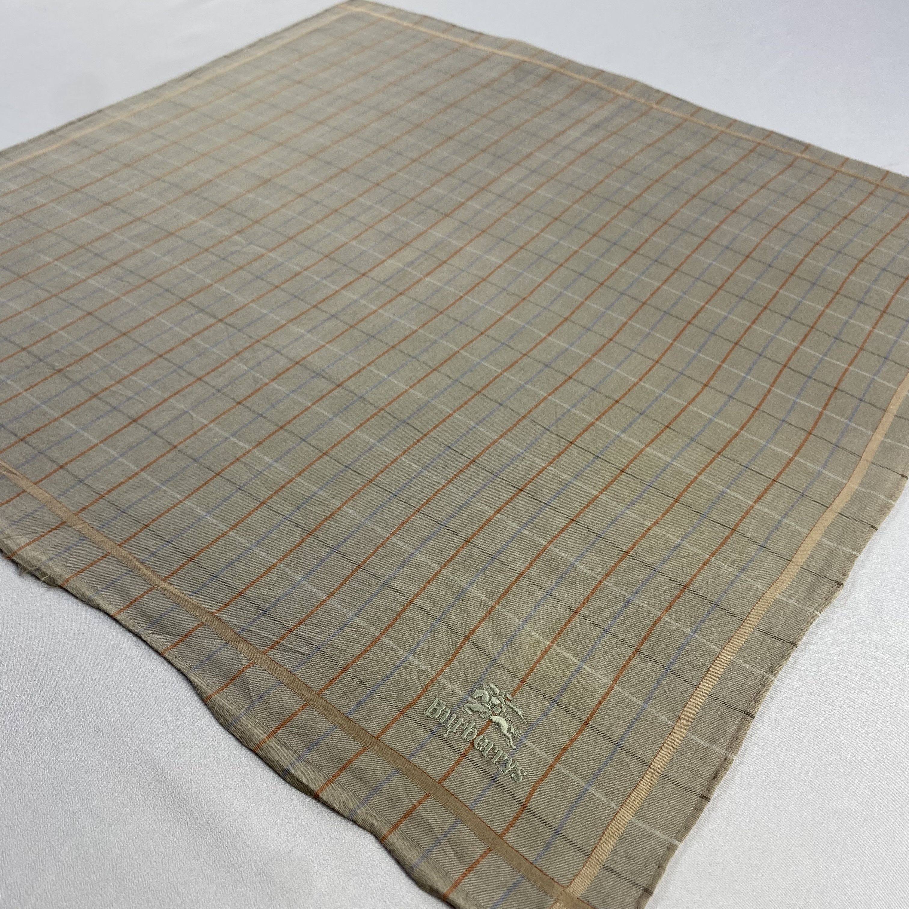 Burberry × Vintage Burberry Handkerchief / Neckerchief / Bandana-P1590 Size ONE SIZE - 2 Thumbnail