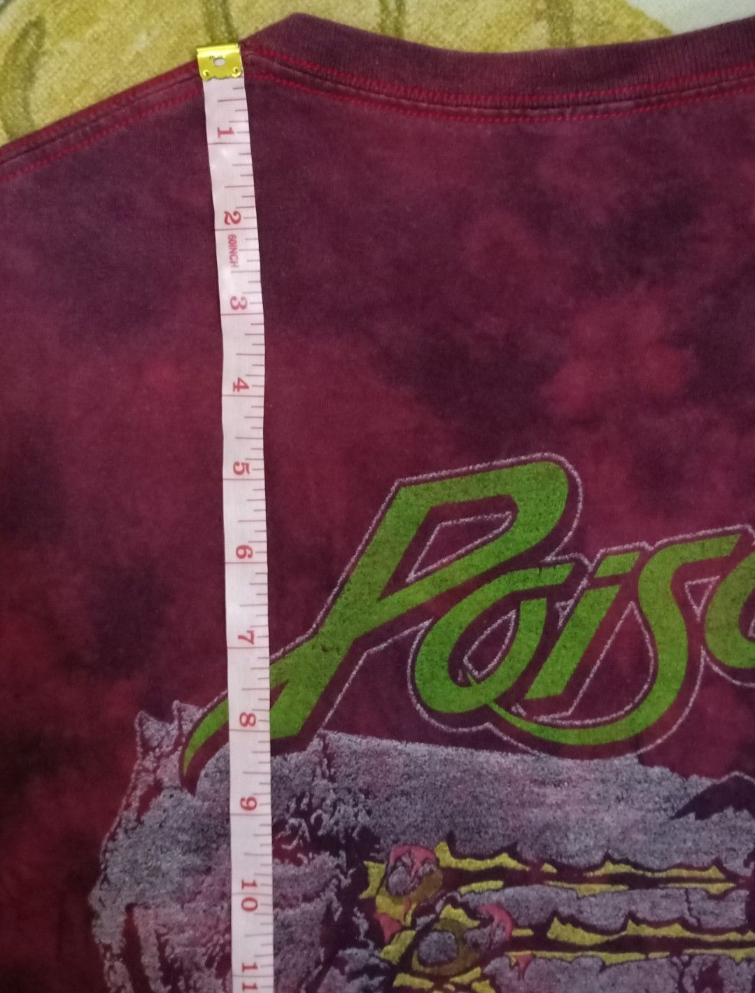 Band Tees Poison Dragging the Cat Across America 1987 Tie-dye T-shirt Size US S / EU 44-46 / 1 - 13 Thumbnail