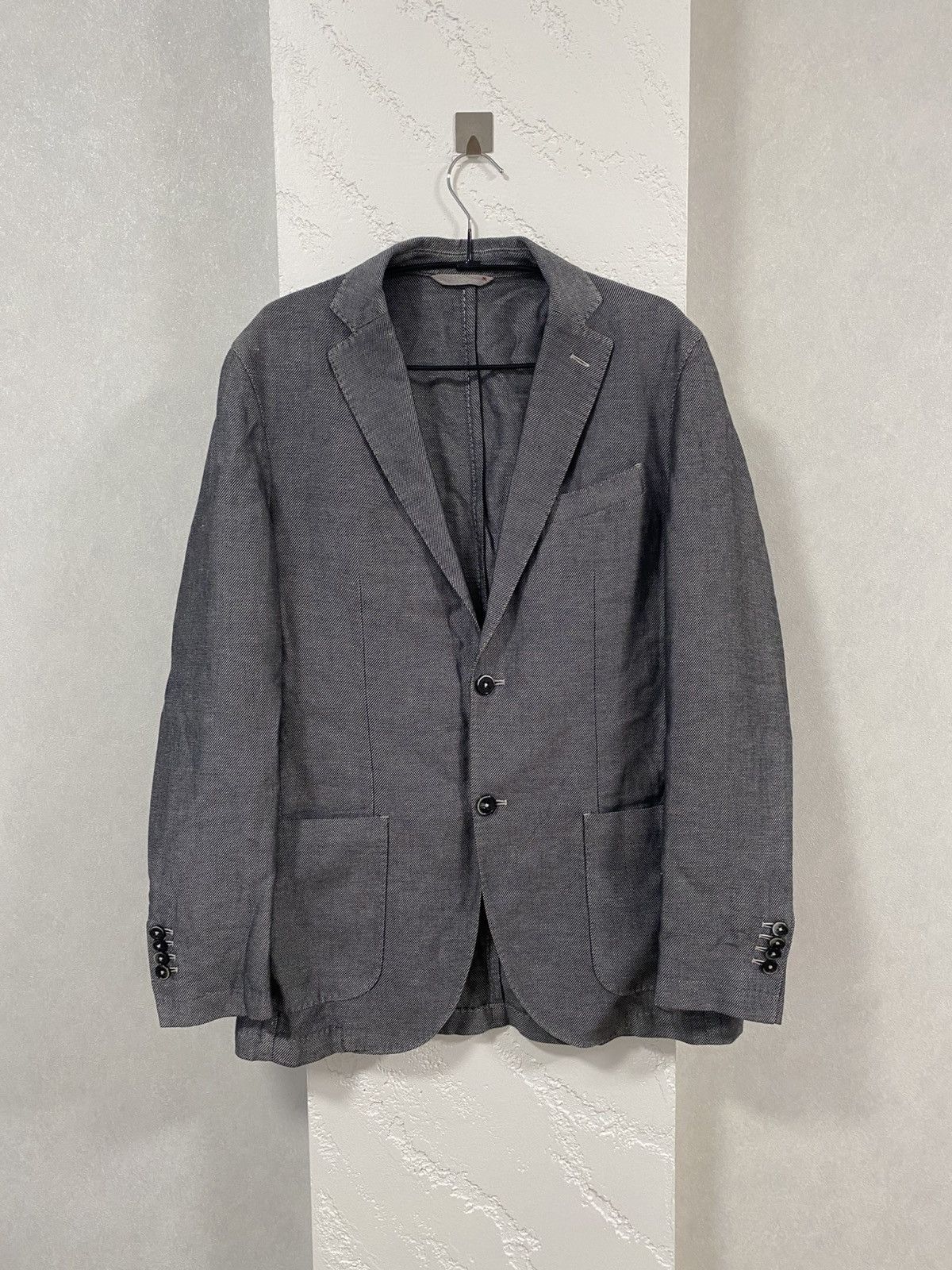 Boggi Boggi Milano unlined two-button blazer with patch pockets 48 Size 48R - 1 Thumbnail