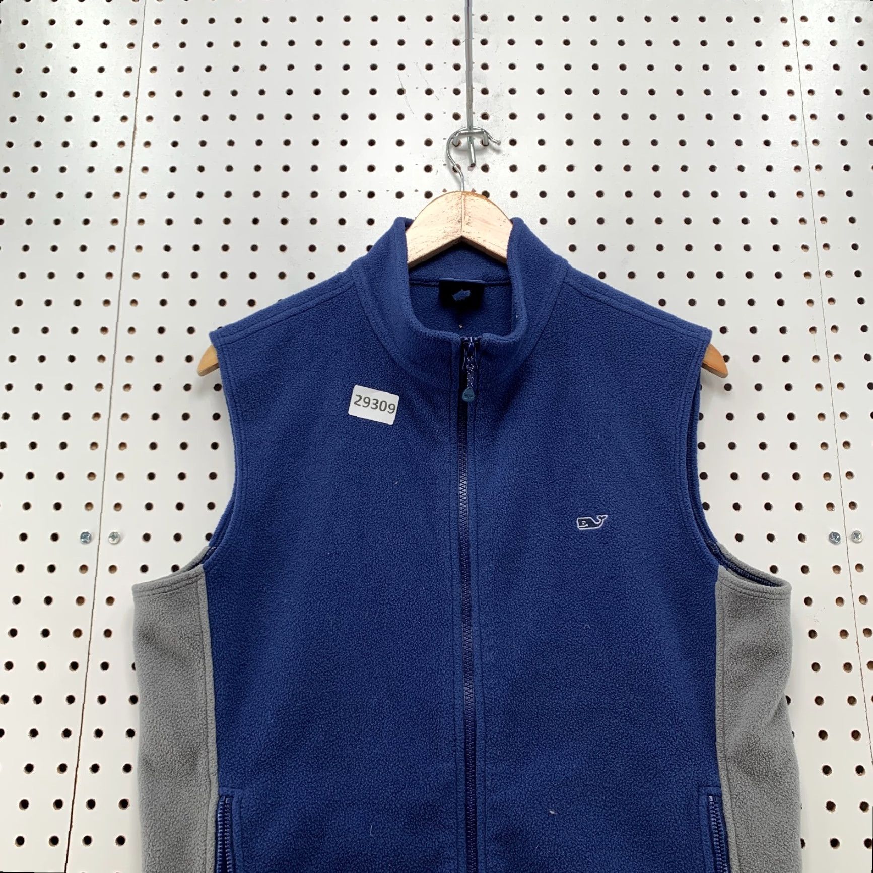Vineyard Vines Vineyard Vines Fleece Zip Vest Jacket Adult Small Gray Blue SLeevless Size US S / EU 44-46 / 1 - 5 Thumbnail