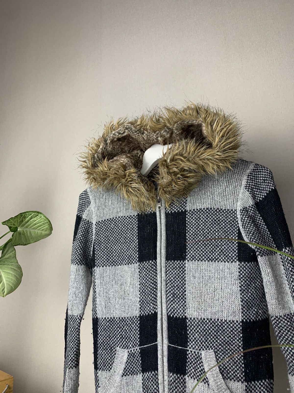 Japanese Brand Pink Faux Fur Zip Hood Yohji ifsixwasnine LGB goa styled Size US S / EU 44-46 / 1 - 2 Thumbnail