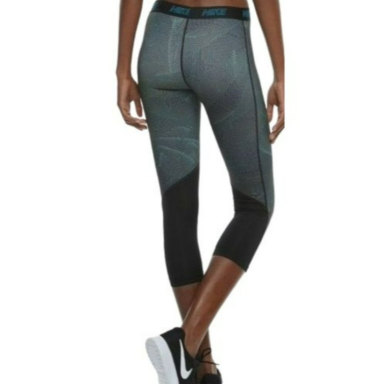 Nike Nike Training Mesh Panel Capri Leggings Womens Medium Size 26" / US 2 / IT 38 - 6 Thumbnail