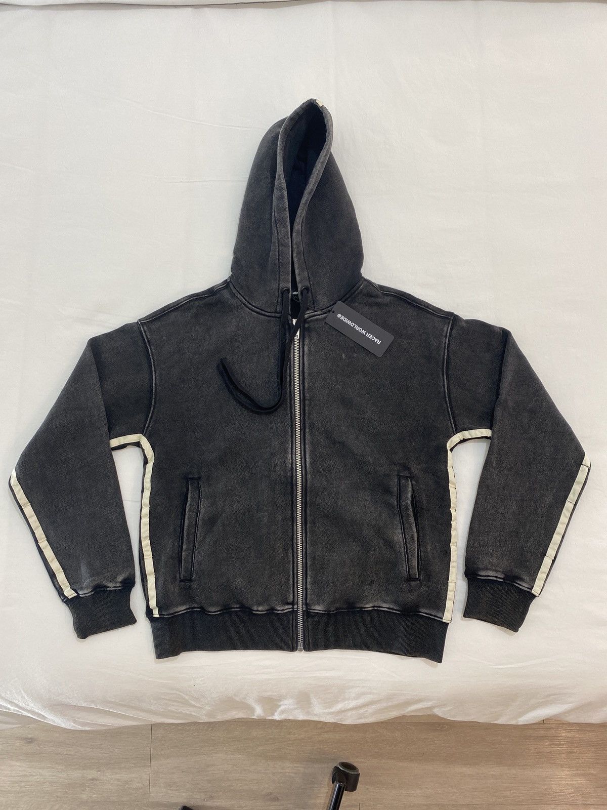 Racer Worldwide Racer Worldwide Track Zip Lampas Hoodie