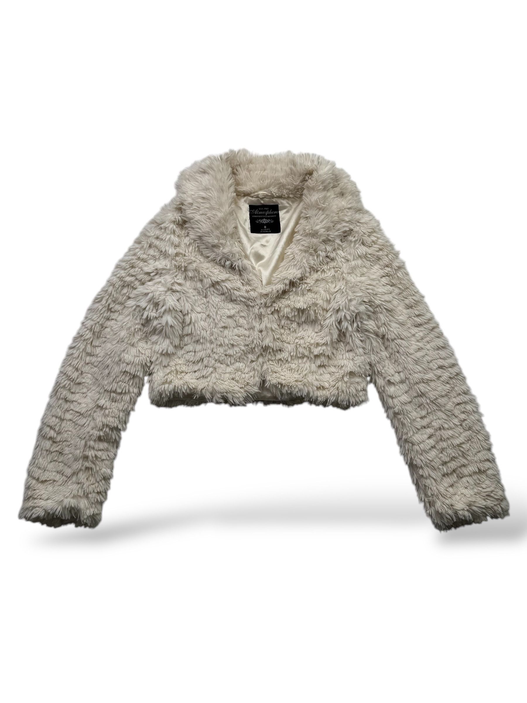 Japanese Brand Vintage Cropped Faux Fur Jacket W84(V9) Size S / US 4 / IT 40 - 1 Thumbnail