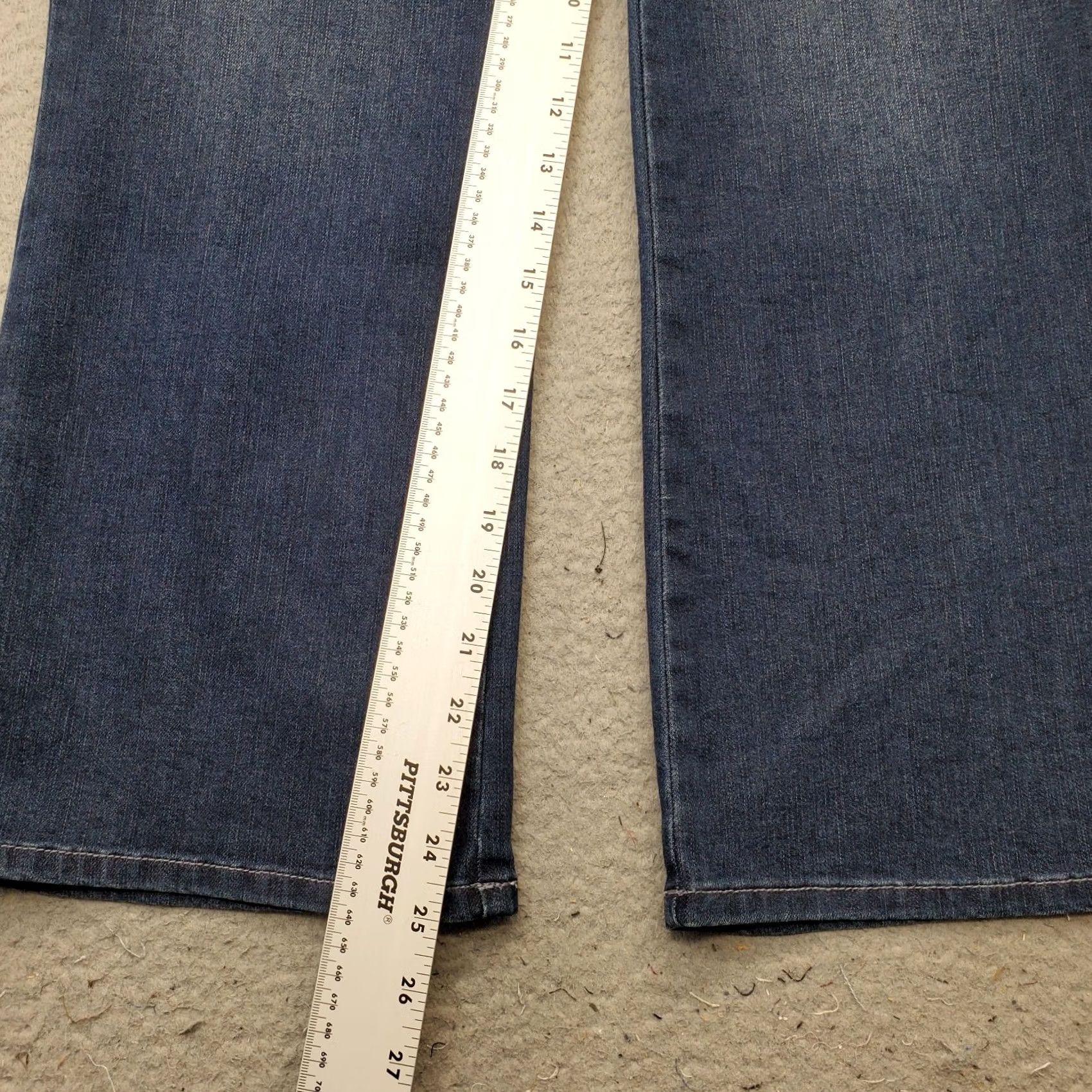 Gloria Vanderbilt Gloria Vanderbilt Womens 16P Jeans Bootcut Denim High Rise Blue 5-Pocket Regular Fit XS? Size 38" / US 16 / IT 52 - 4 Thumbnail