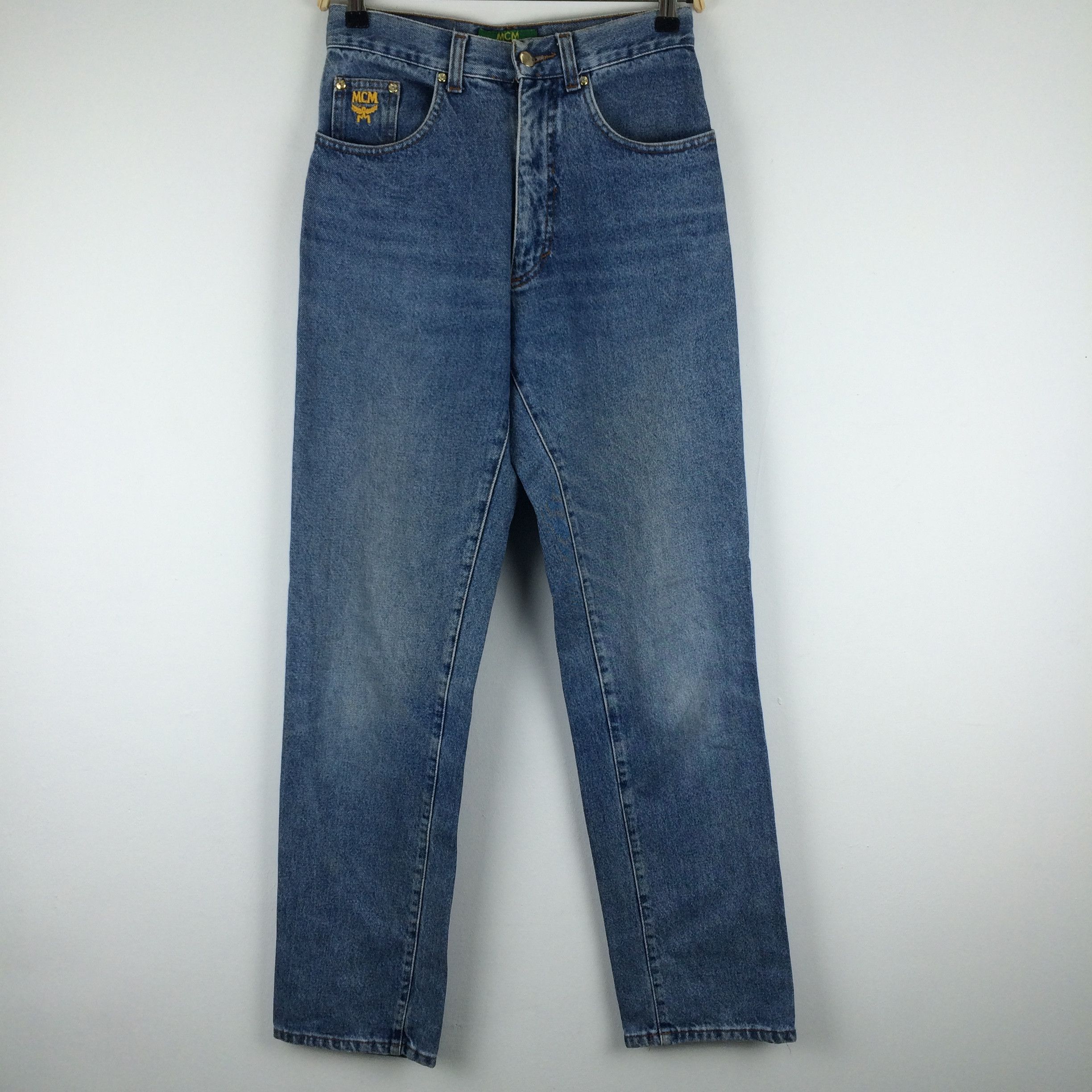 MCM × Vintage x162 MCM ITALY VTG HIGH WAIST JEANS Size 29" - 2 Thumbnail