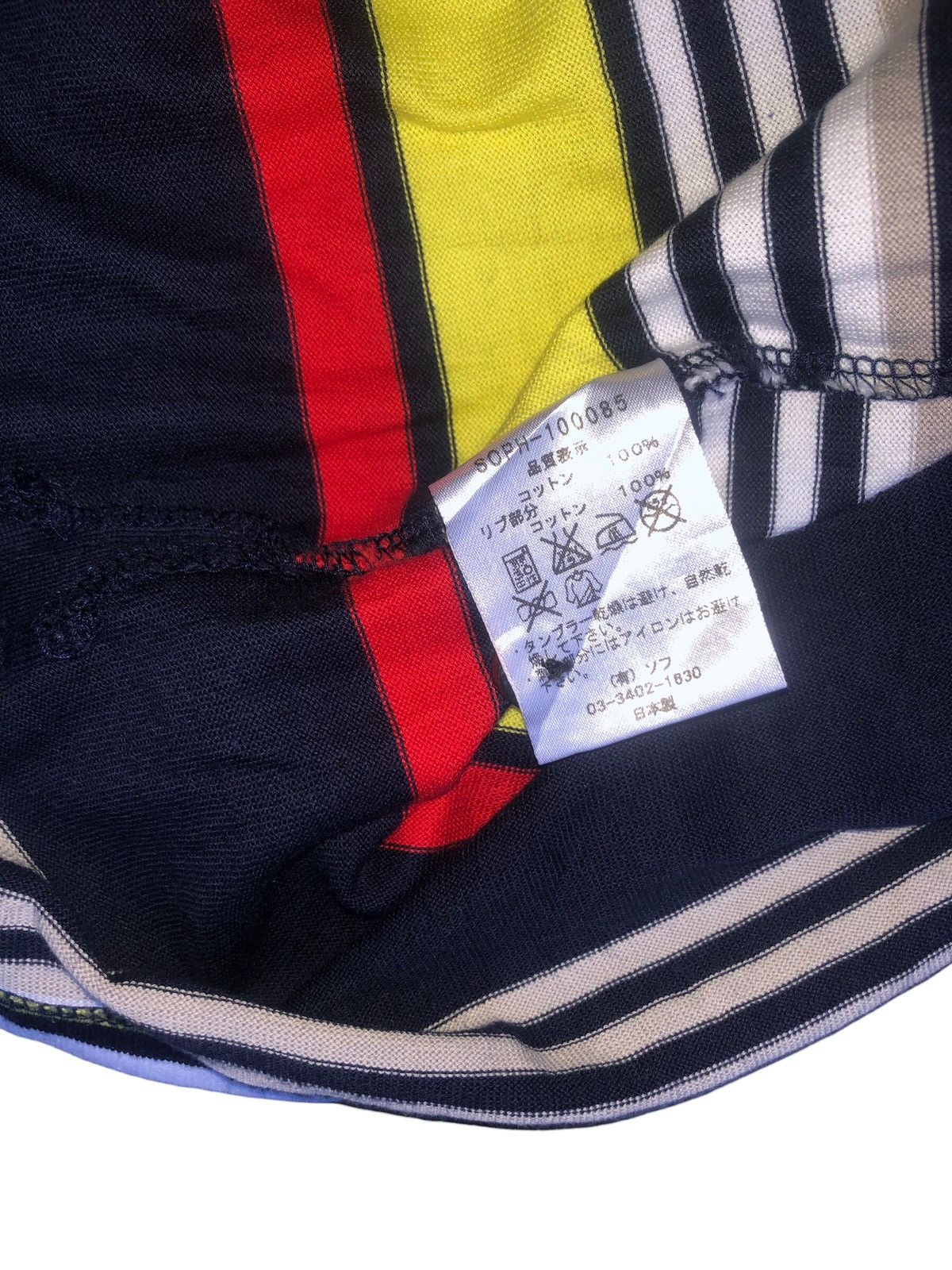 Sophnet. 🔥Nice SOPHNET Stripes Polo Shirt Japanese Brand Size US M / EU 48-50 / 2 - 9 Thumbnail