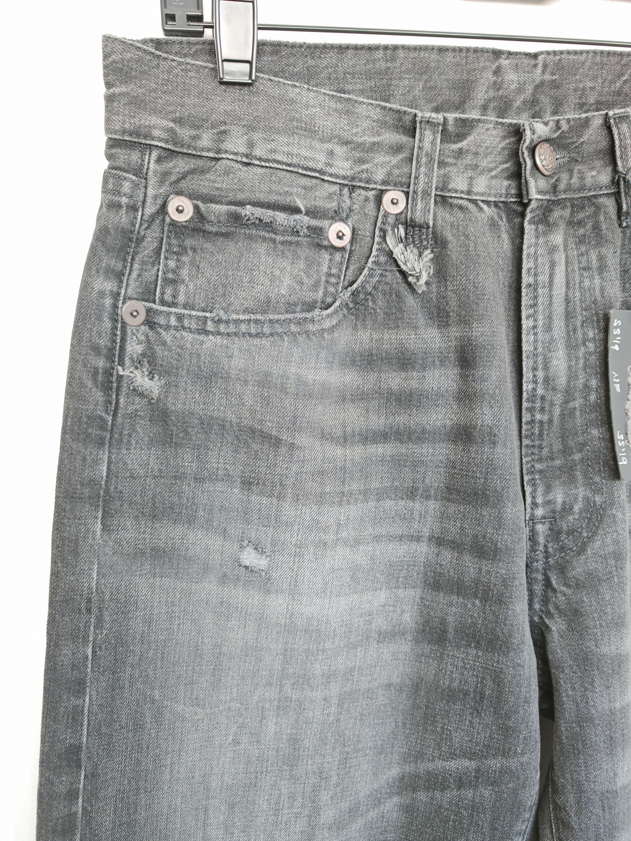 R13 R13 RARE SS19 Factory Sample Cropped Wide Leg Jeans Size 27" / US 4 / IT 40 - 8 Thumbnail