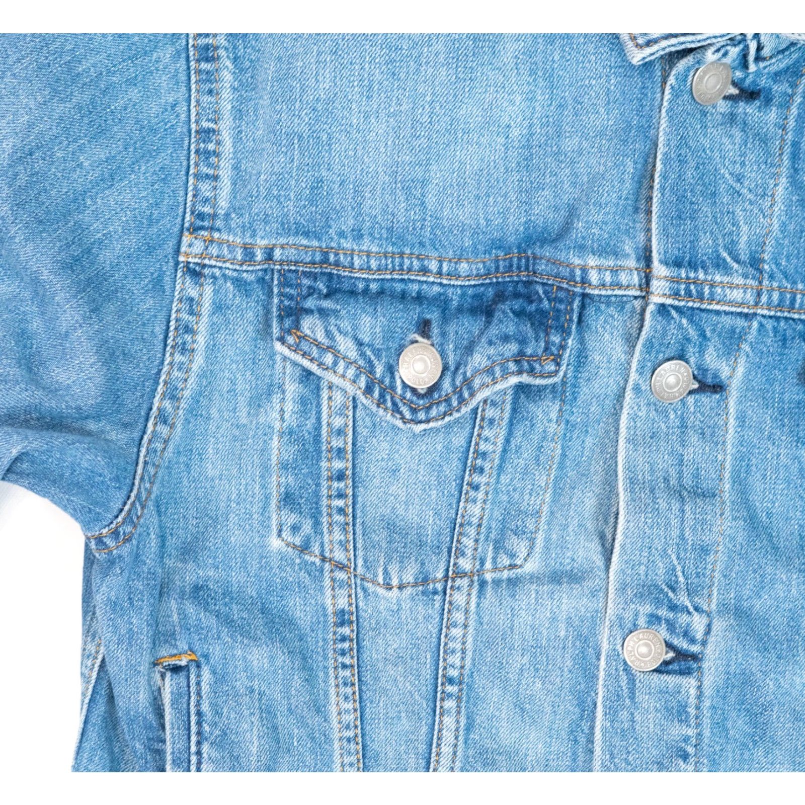 Polo Ralph Lauren **Polo Ralph Lauren Denim Jean Jacket XL Crop Blue** User: **Polo Ralph Lauren Denim Jean Jacket Size XL Crop Blue** Size 40" / US 18 - 3 Thumbnail