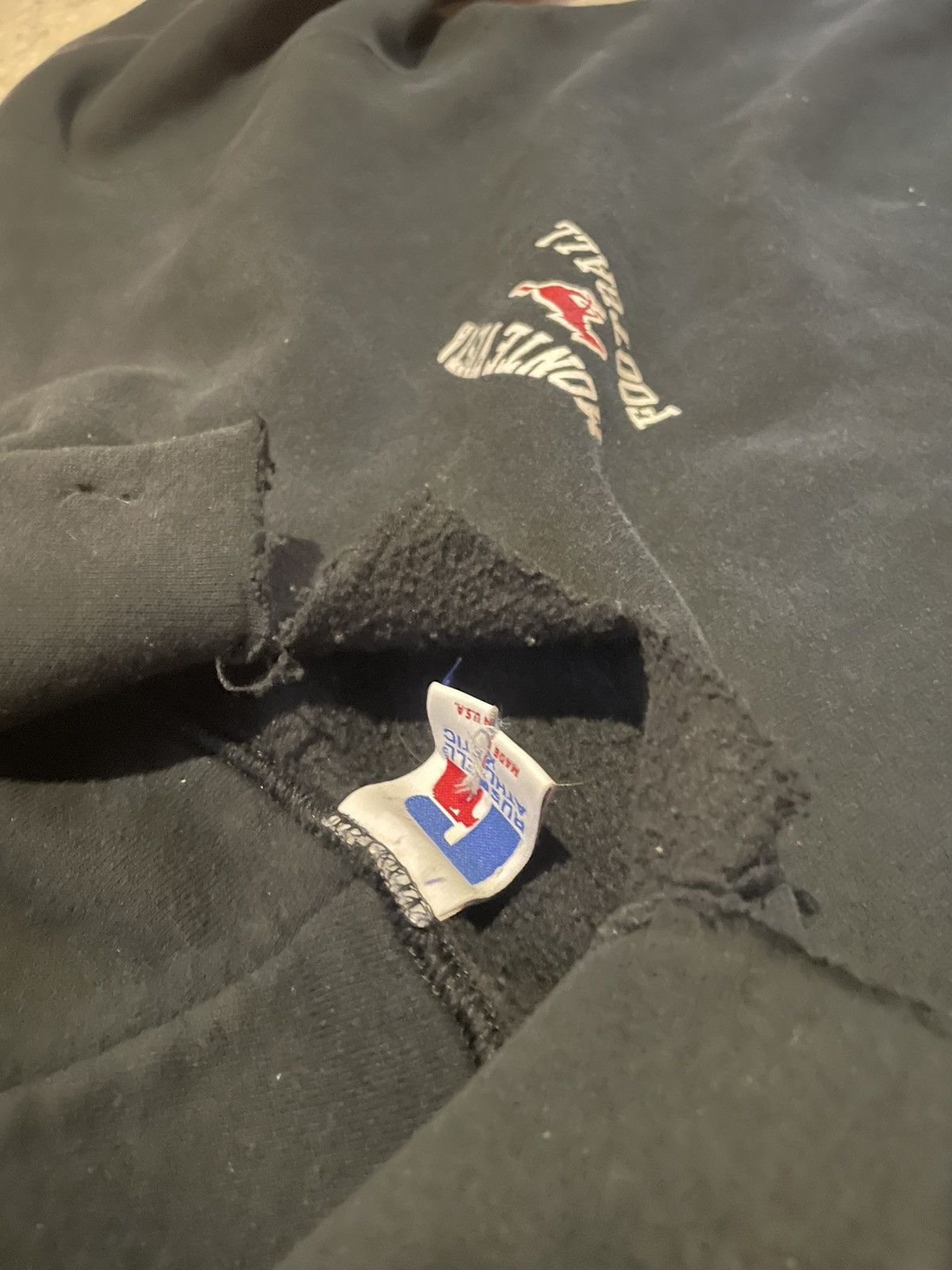 Russell Athletic × Vintage 90s vintage Russell athletics hoodie Size US XL / EU 56 / 4 - 4 Thumbnail