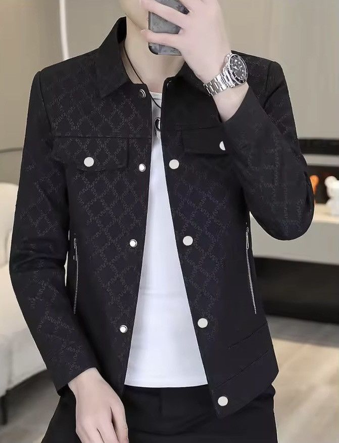 Japanese Brand Slim Fit Casual Jacket Korean Style Plaid Streetwear Size US L / EU 52-54 / 3 - 3 Thumbnail