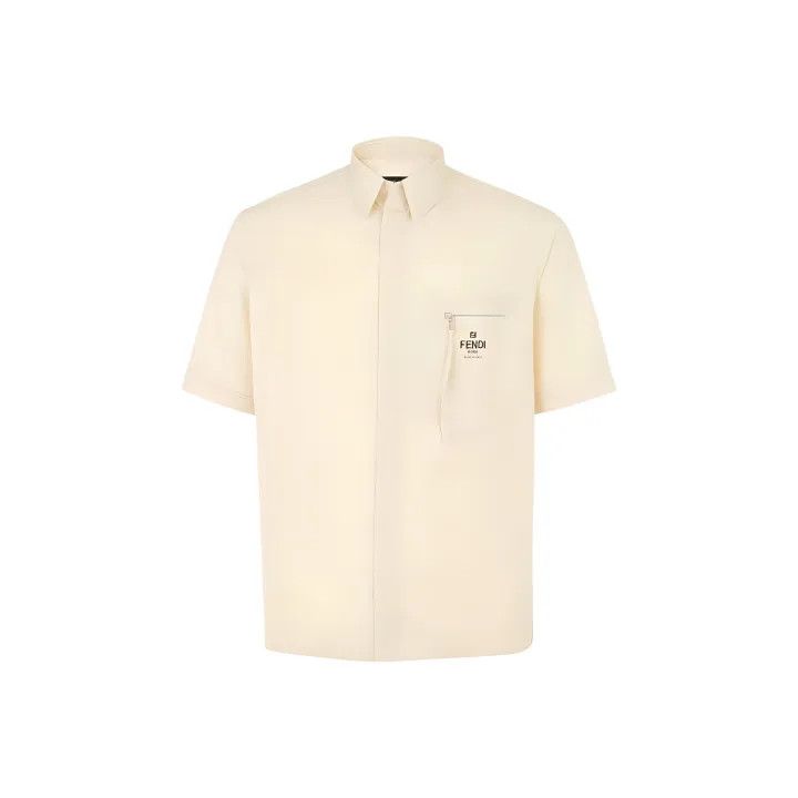 Fendi Fendi Logo Pocket Short-Sleeve Shirt for Men 0079 Size US L / EU 52-54 / 3 - 1 Thumbnail