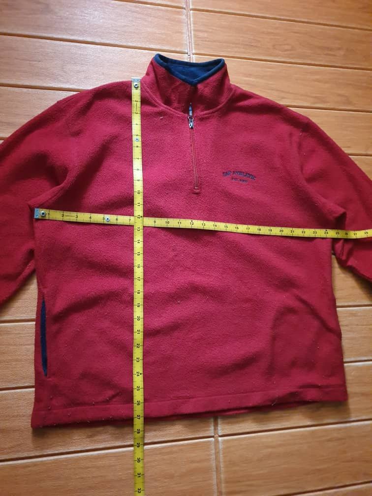 Gap Gap half zipper red colour fleece Sweatshirt Size US L / EU 52-54 / 3 - 6 Thumbnail
