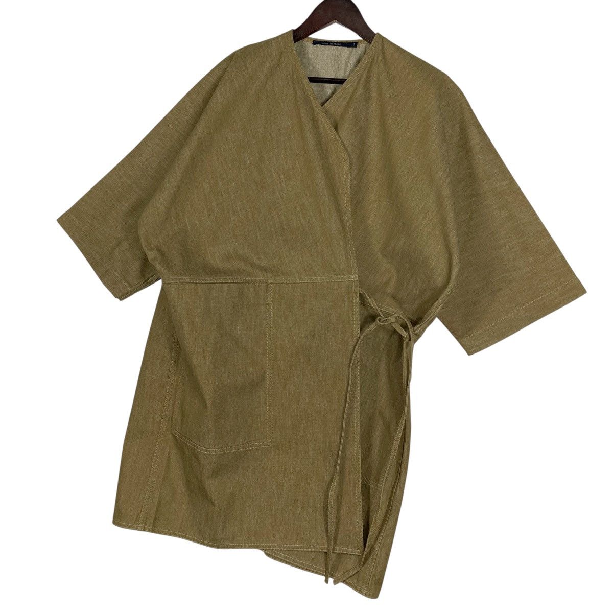 SOFIE D'HOORE Vintage Sofie D’Hoore Belgium Minimalist Cotton Wrap Jacket Size XS / US 0-2 / IT 36-38 - 5 Thumbnail