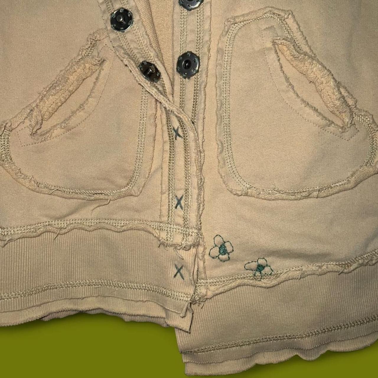 Parasuco Parasuco asymmetrical distressed cotton cardigan y2k vintage Size S / US 4 / IT 40 - 4 Thumbnail